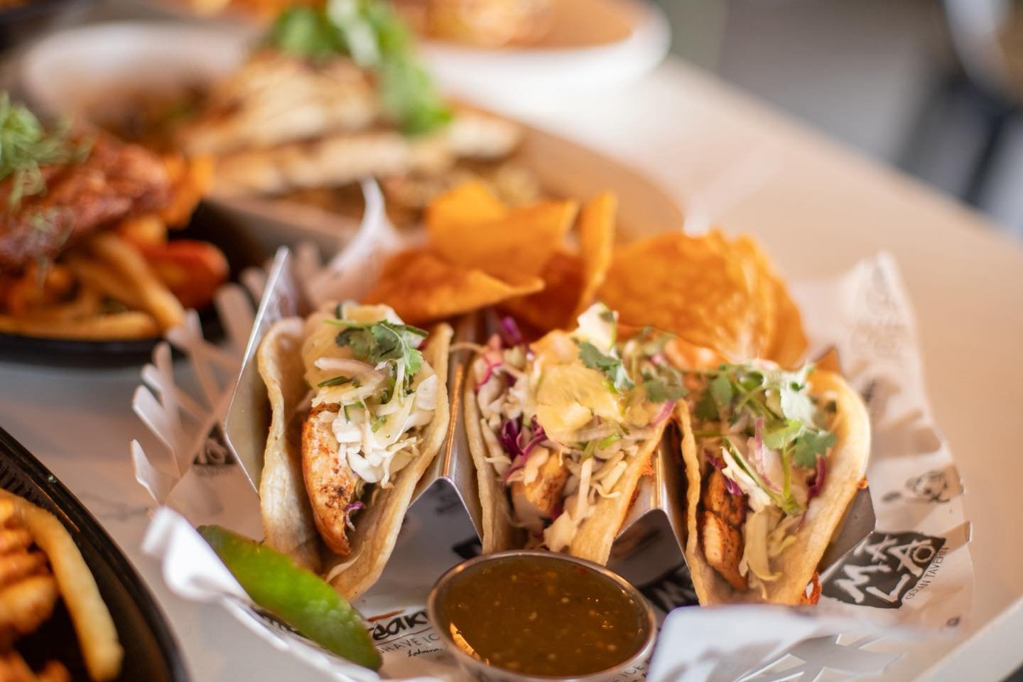 Just a little trio of happiness with chips on the side. 😋

#cocodecklahaina #cocodeck #lahaina #oceanfrontdining #mauirestaurant 
#maui #thekitchenassassin