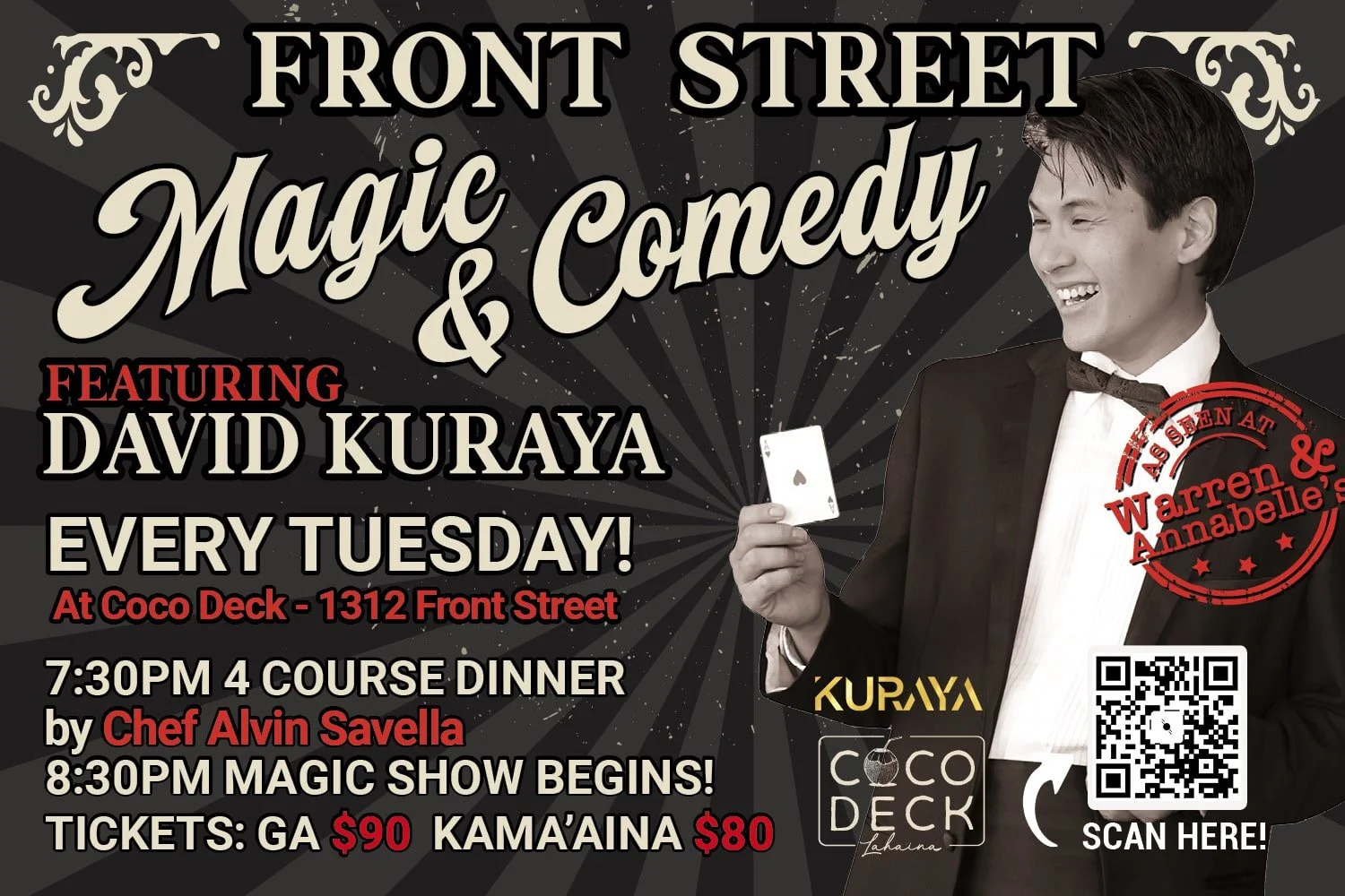Front Street Magic Show - Every Tuesday