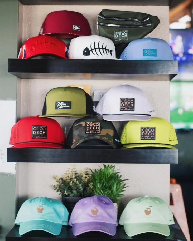 Coco Deck, but make it fashion. Check out our merch, available in-house &amp; online!

#cocodecklahaina #mauidining #bestnewrestaurant