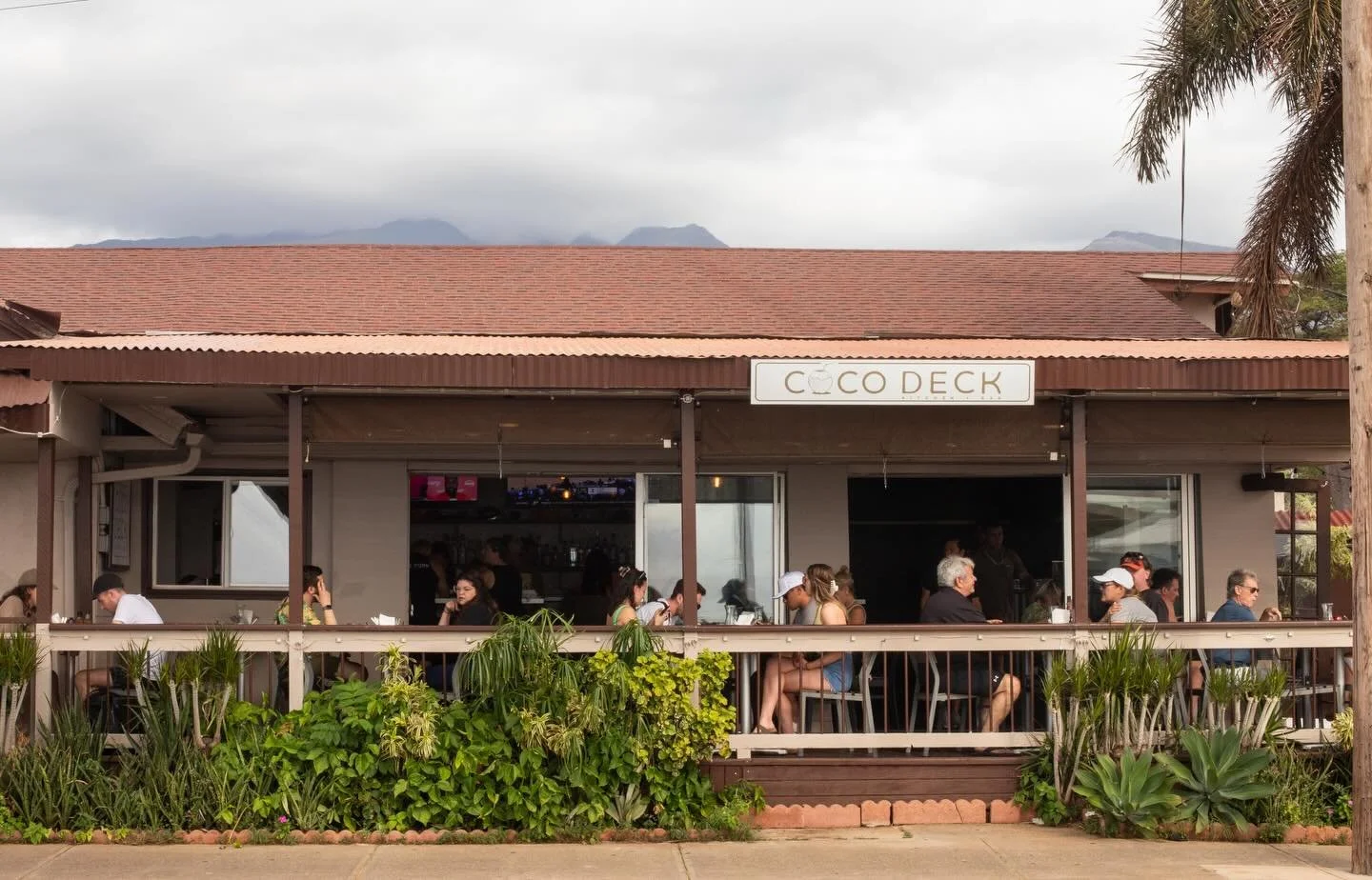 Coco Deck will open today at 11:00am! Mahalo nui loa to all those reaching out during the storms. We expect wind and rain this week, but we made it through. Stay dry, unless you like wet. 🌧️😉🥥