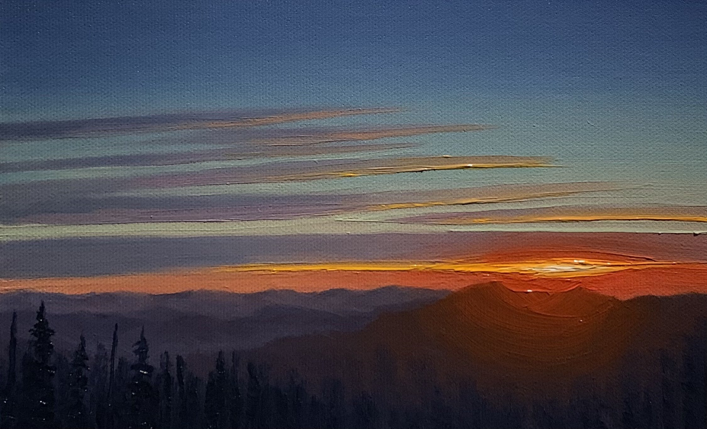 Last Glimpse II | 5x8 (2021) | Sold