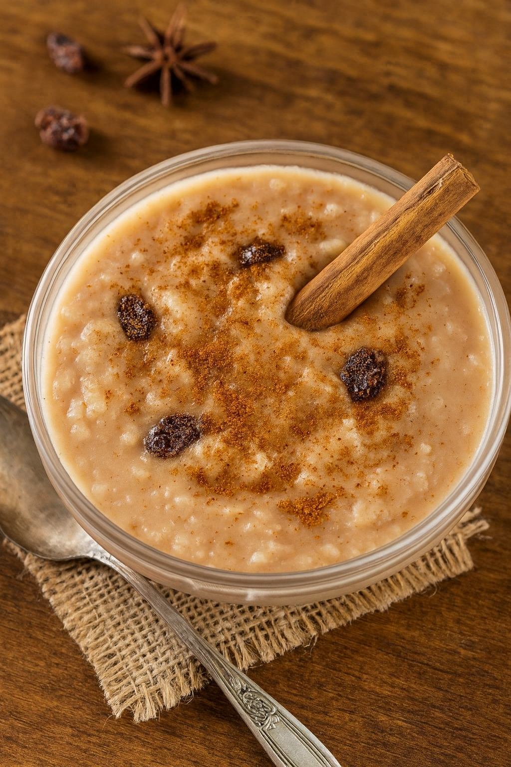 Family-Style Trays · Arroz con Dulce (Rice Pudding)