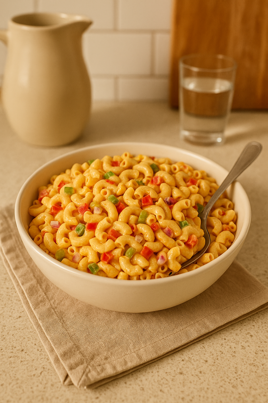 Family-Style Trays · Coditos: Puerto Rican Macaroni Salad