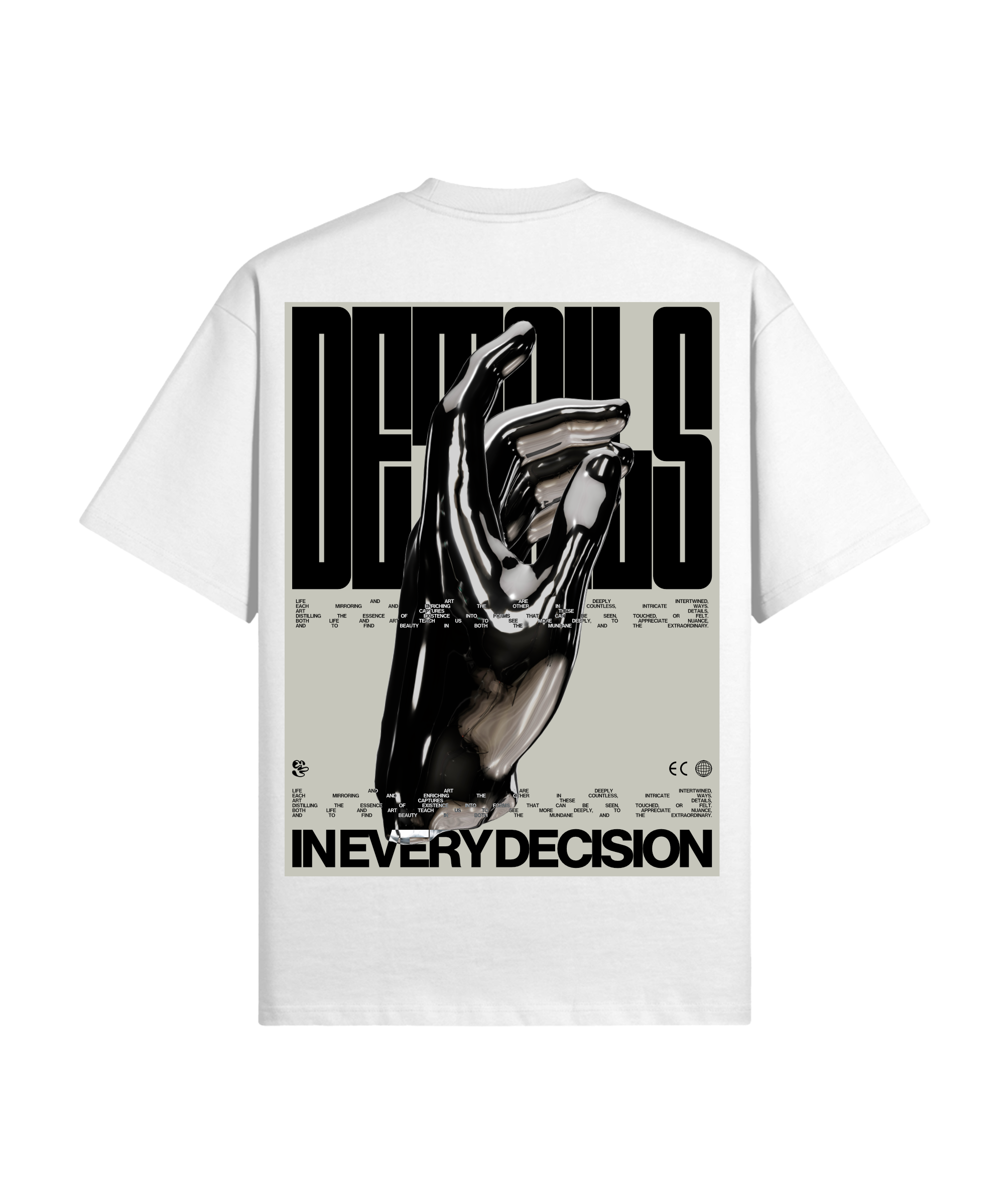 Details in Every Decision Oversized Shirt