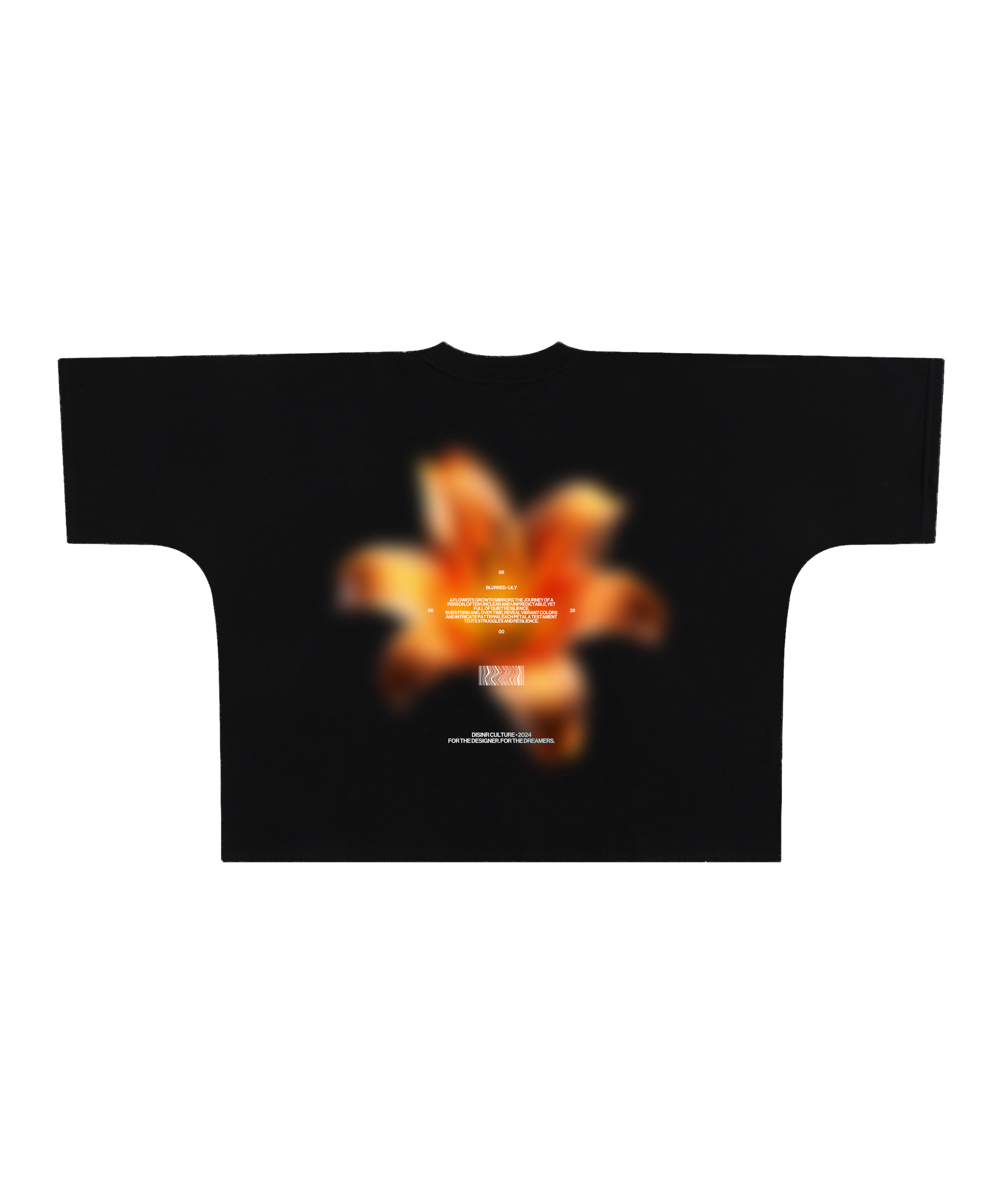 Blurred Lily Oversized Widefit Shirt