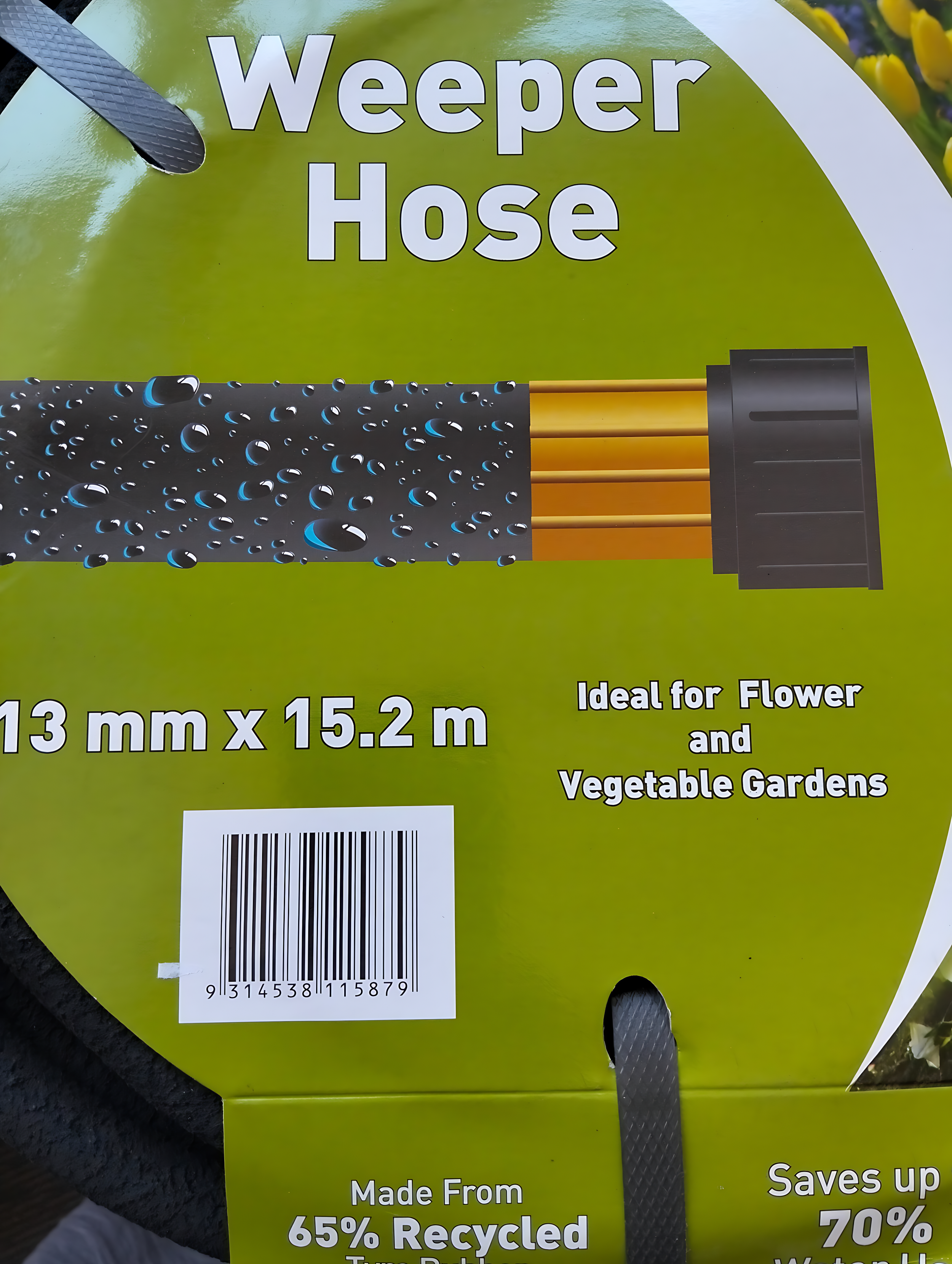 Weeper Hose 13mm x 15.2m c/w Connector