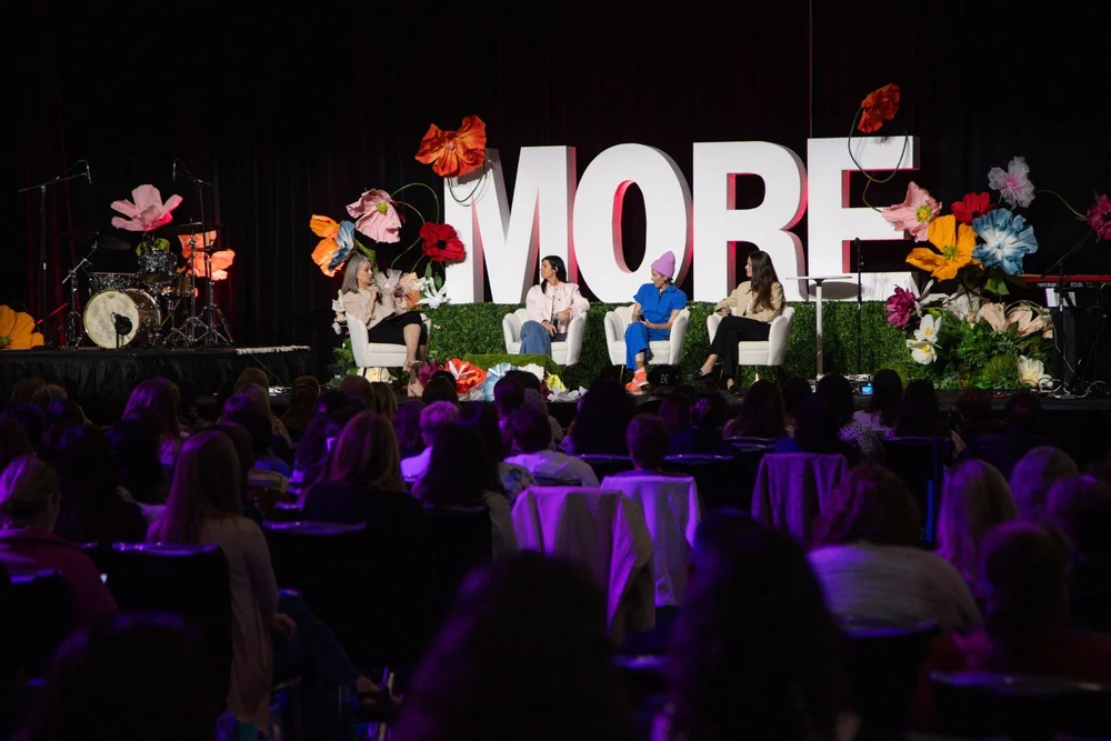 The MORE main stage during a session