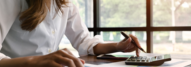Woman working at desk