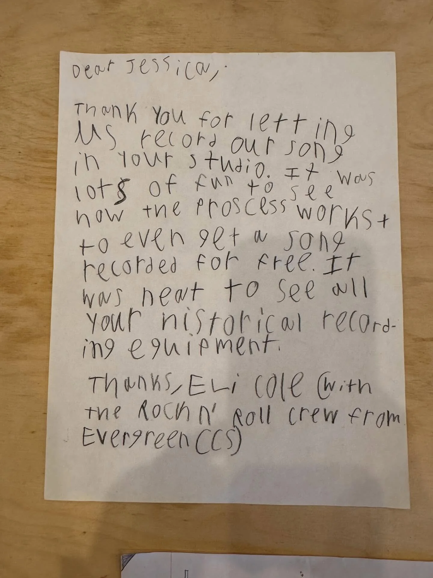 Y&rsquo;all. How cute are these letters we found from kiddos that we&rsquo;ve worked with over the years???