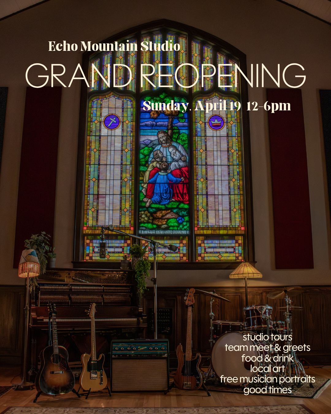 Grand reopening - april 19th