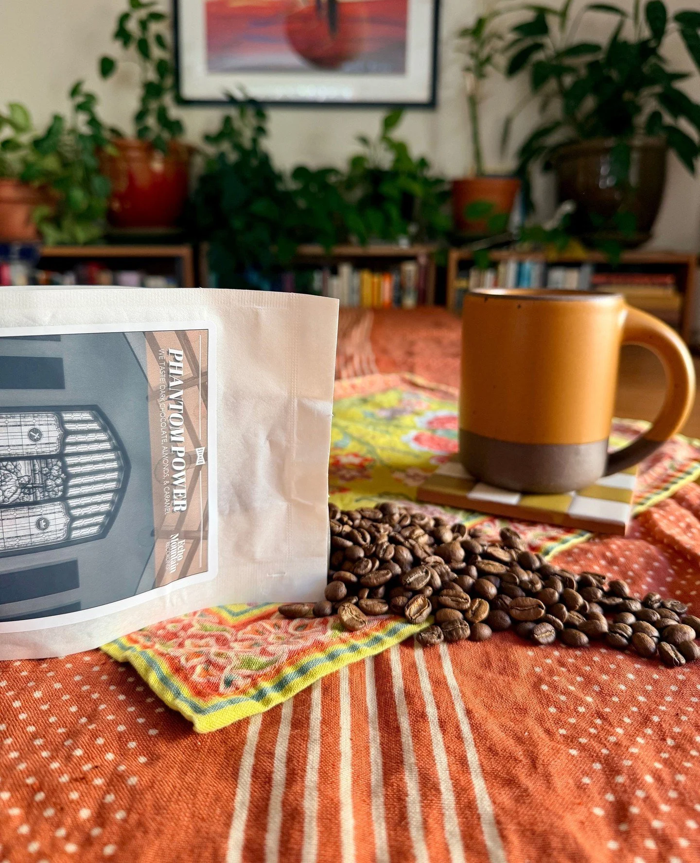 Introducing: Phantom Power, a coffee collaboration by Echo Mountain x Cooperative Coffee Roasters! We teamed up with our local friends @cooperativecoffeeroasters to bring you this caffeinated roast perfect for early mornings at home and late nights i