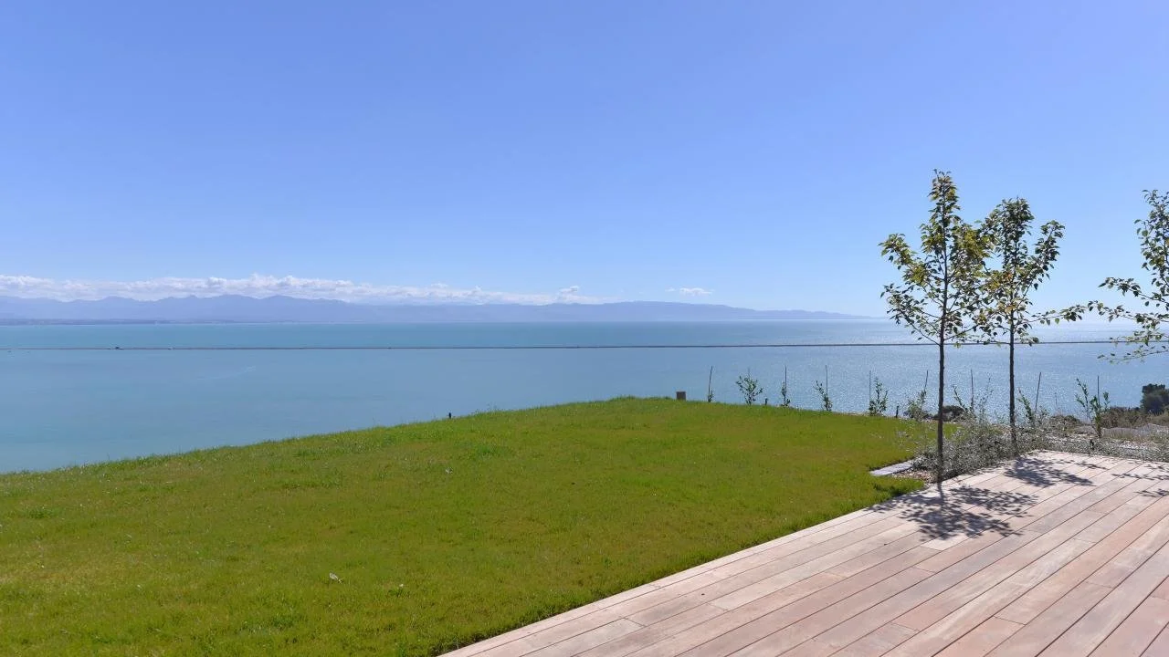 Beautiful view from front deck toward Nelson Haven