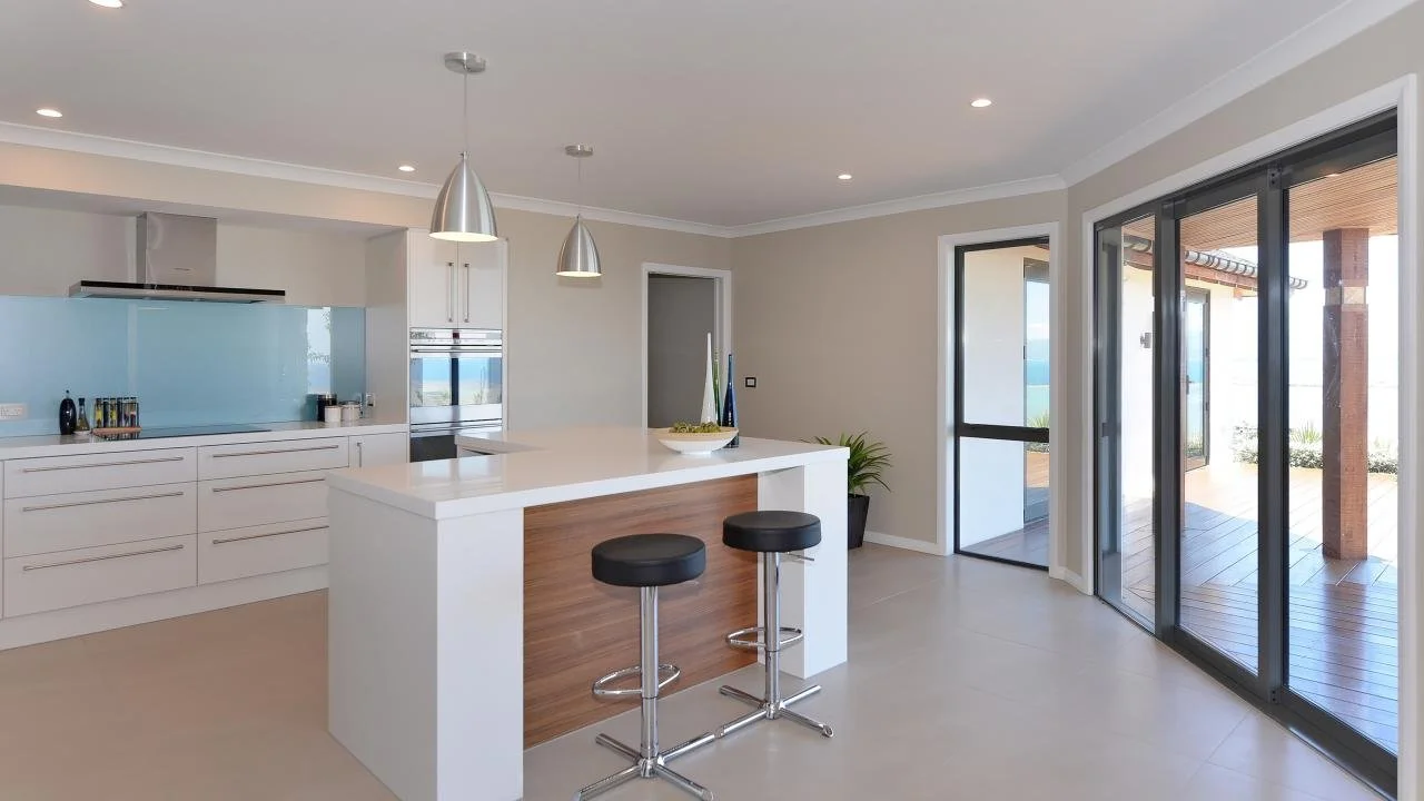 Kitchen and breakfast bar New Home, Atawhai, Nelson