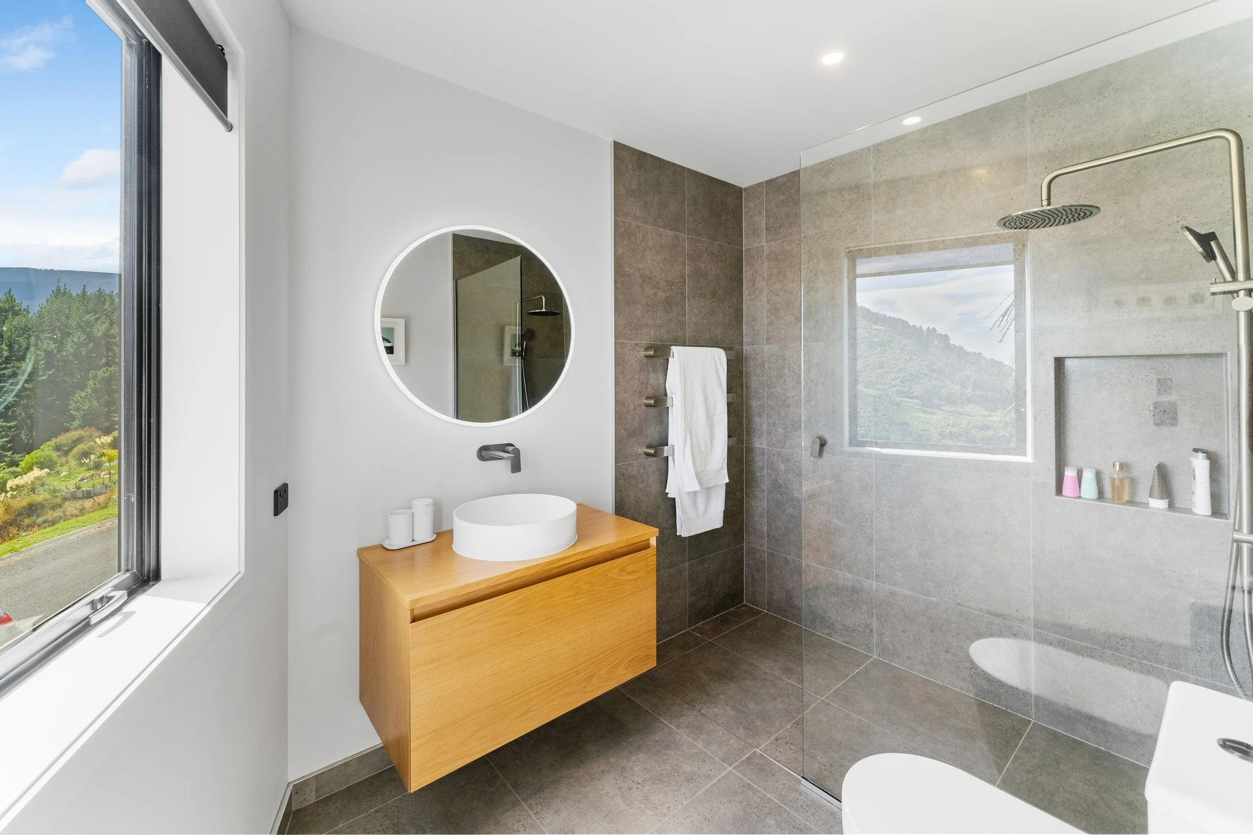 Bathroom and tiling, new home, Nelson