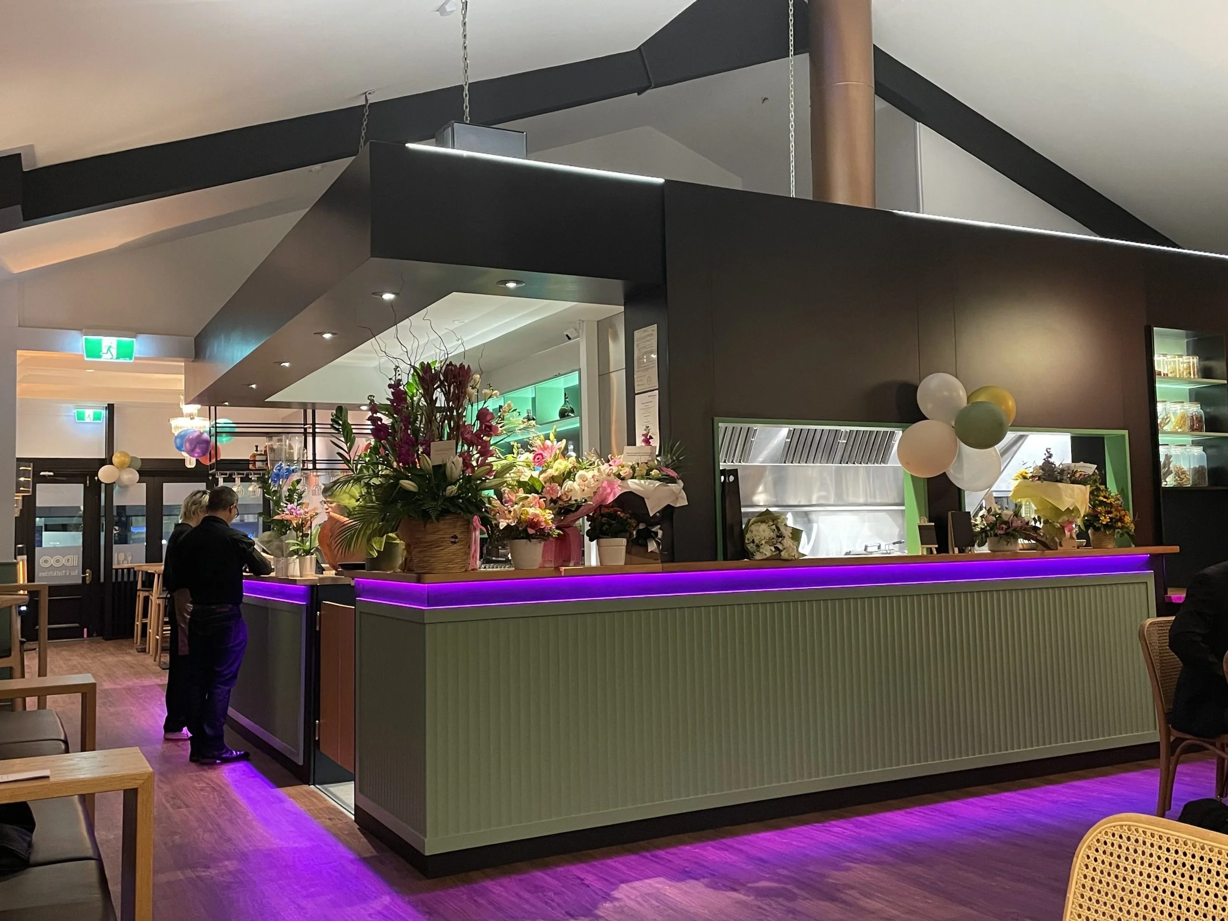 Bar area if Idoo Restaurant designed by Waka Group