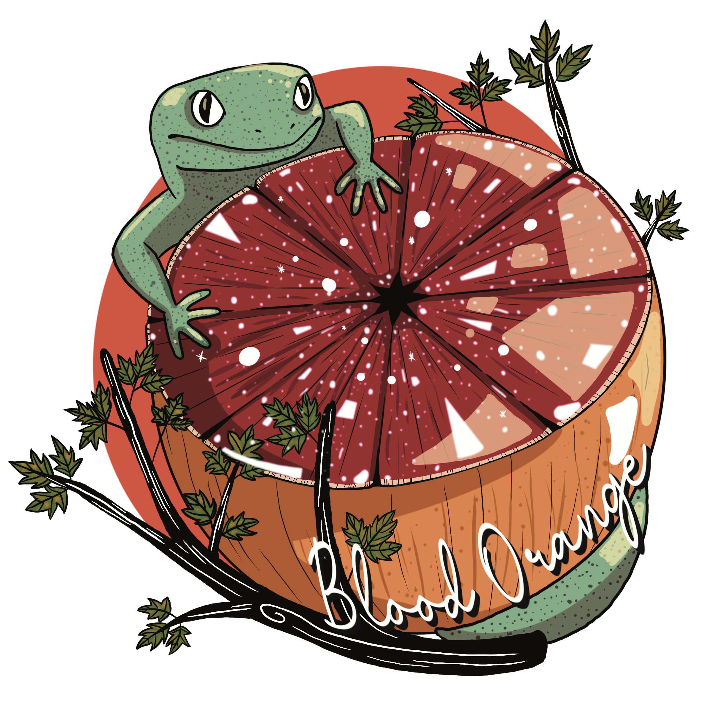 She asked for a Gecko! A specific kind too. The lighting on the orange is typically transparent for the holographic to shine. 