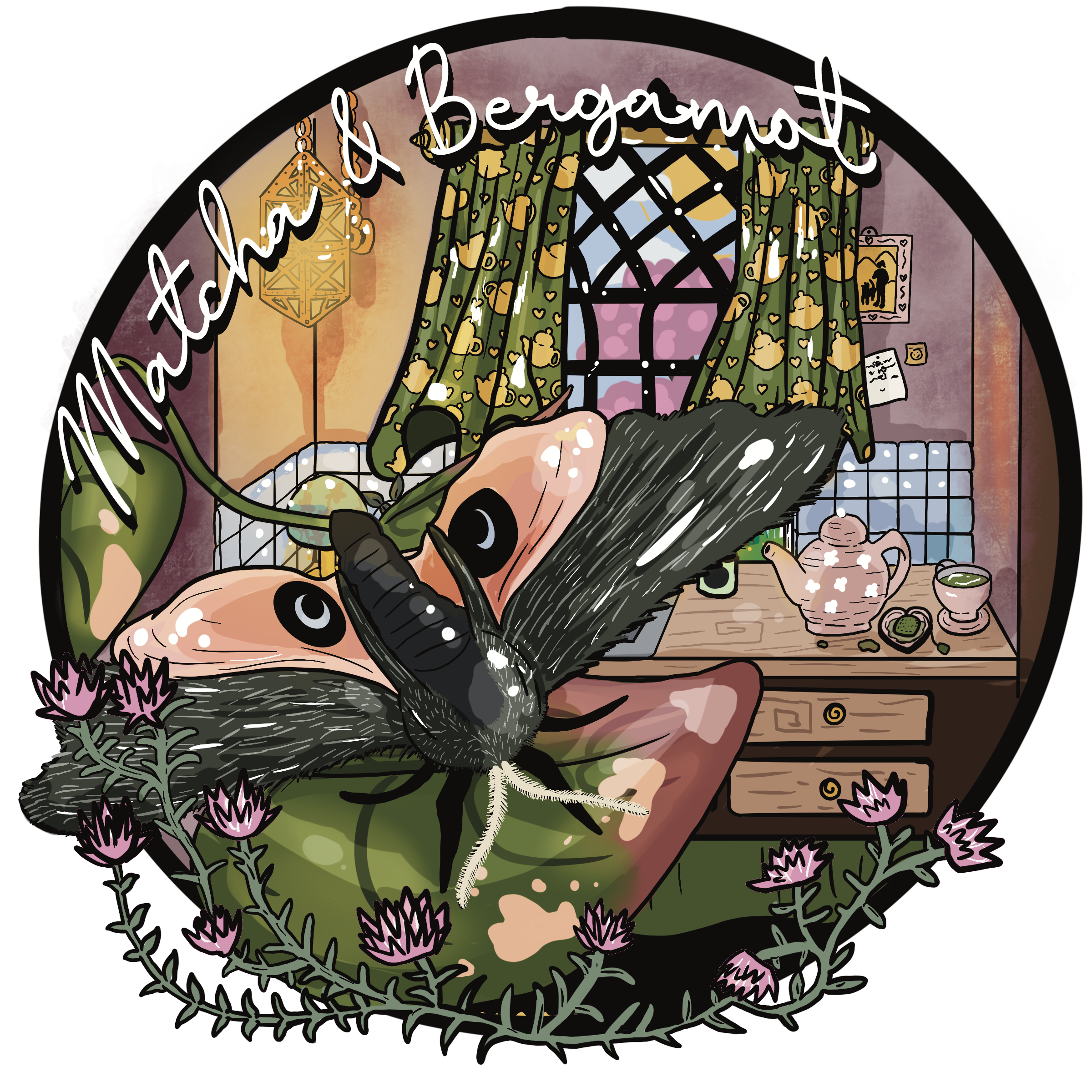 I was asked for a moth and a cottage core aesthetic, and it was incredibly easy to visualize!