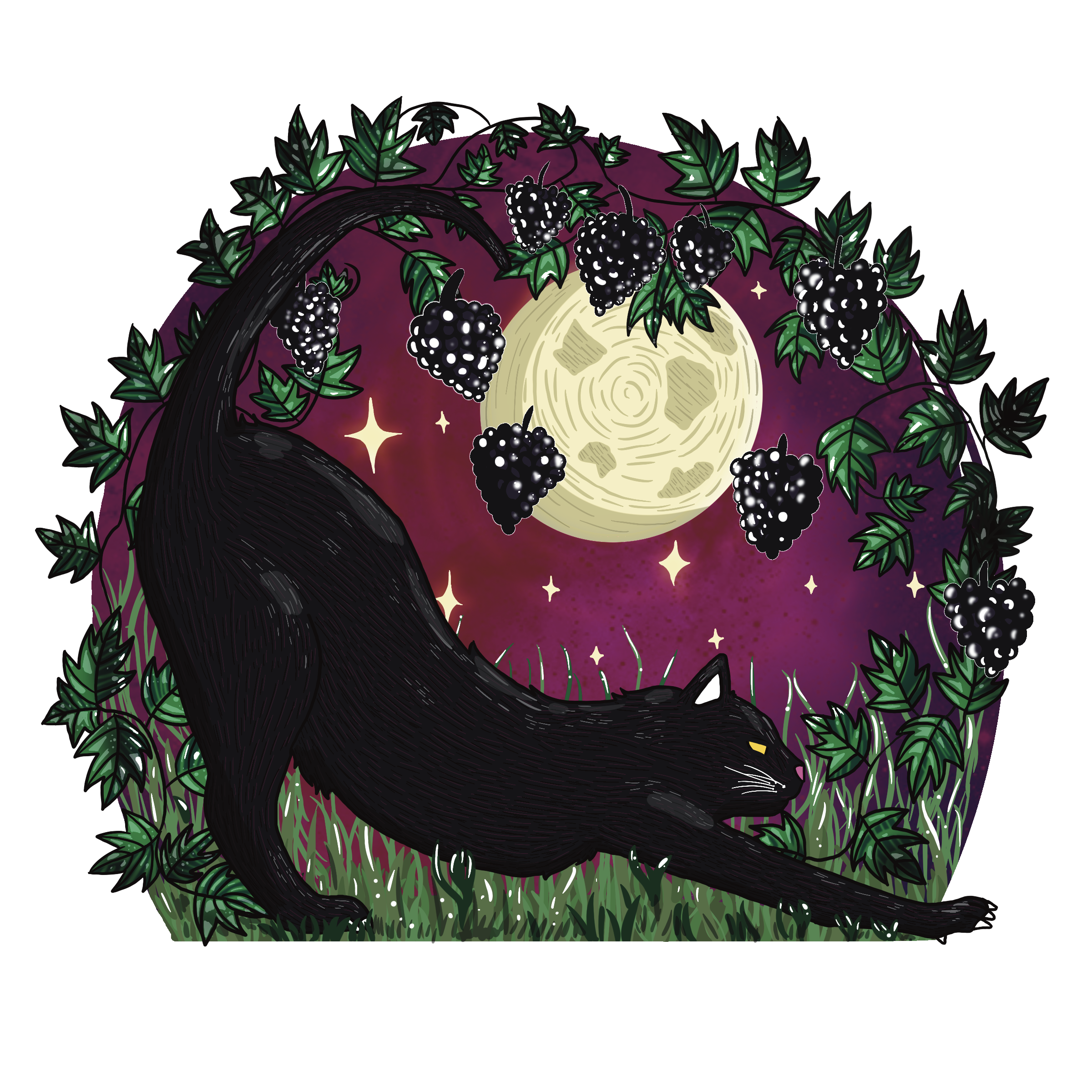 This was the first one I did for this project. She asked for a Black Cat, and gave me the scent she was working with as always, and this is the result!