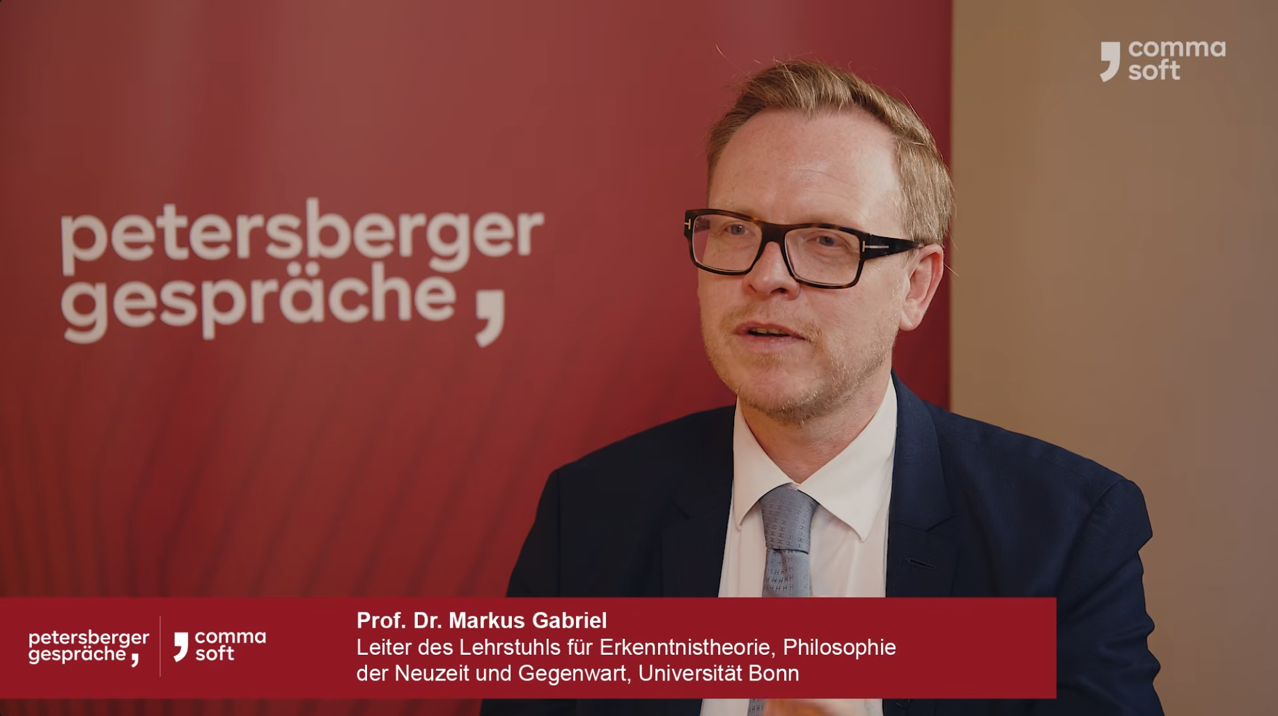 Prof. Dr. Markus Gabriel im Interview - KI als Stresstest für die freie Marktwirtschaft.