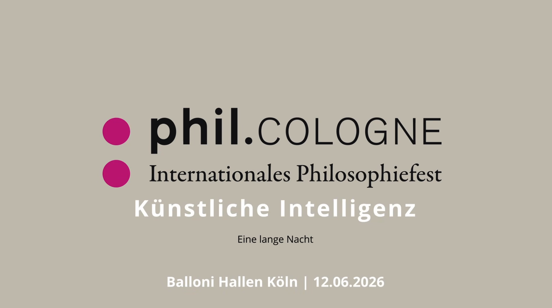 Künstliche Intelligenz. Eine lange Nacht.