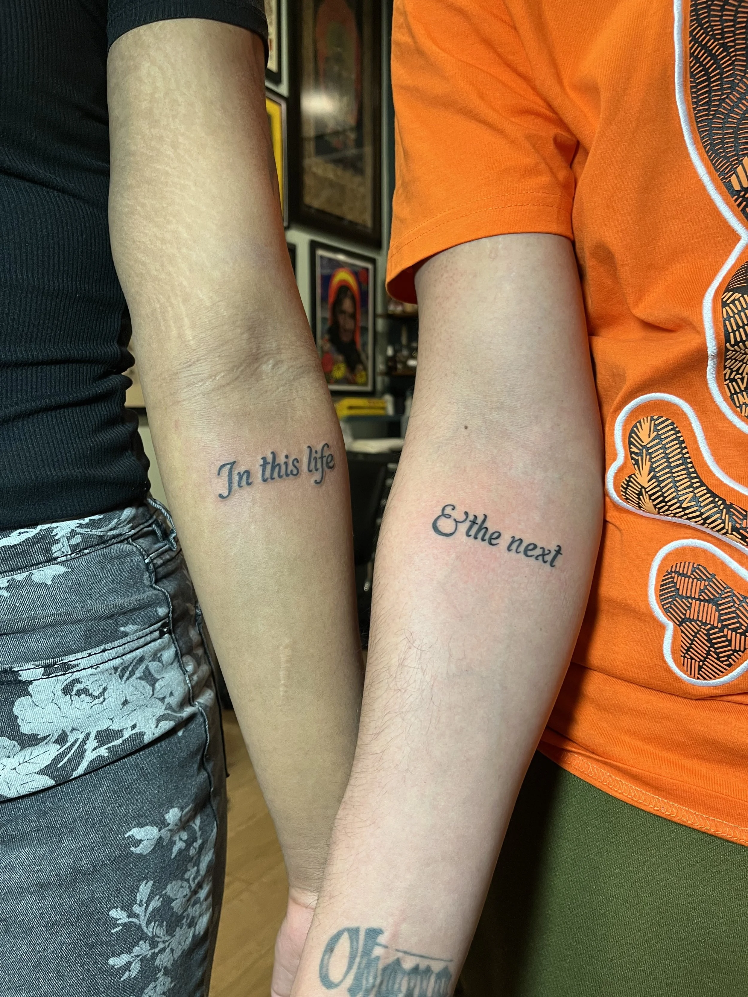 Julius-Forte-Tattoo-Portfolio-Brooklyn-In-This-Life-And-The-Next-Matching-Script-Tattoo.jpg