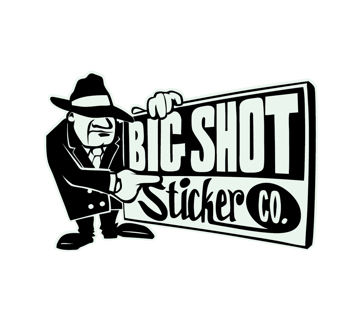 Big Shot Sticker Company logo