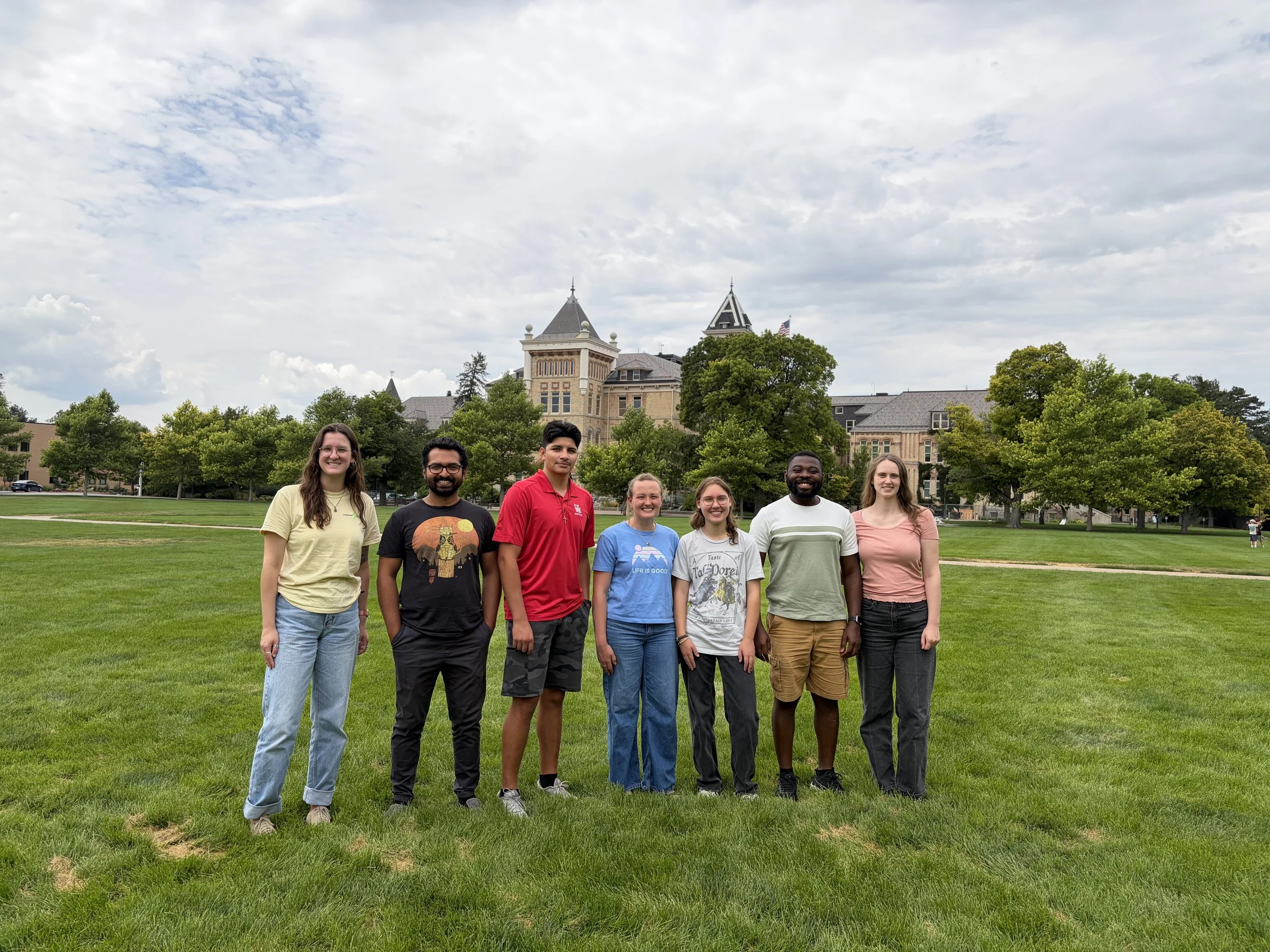 USU RDEM group, Summer 2026, on Old Main Quad