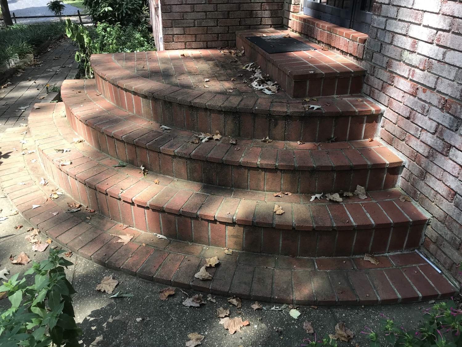 Stairs Pressure wash before