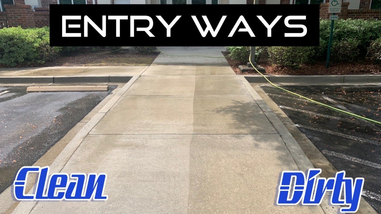 Concrete pressure washing Coral Gables
