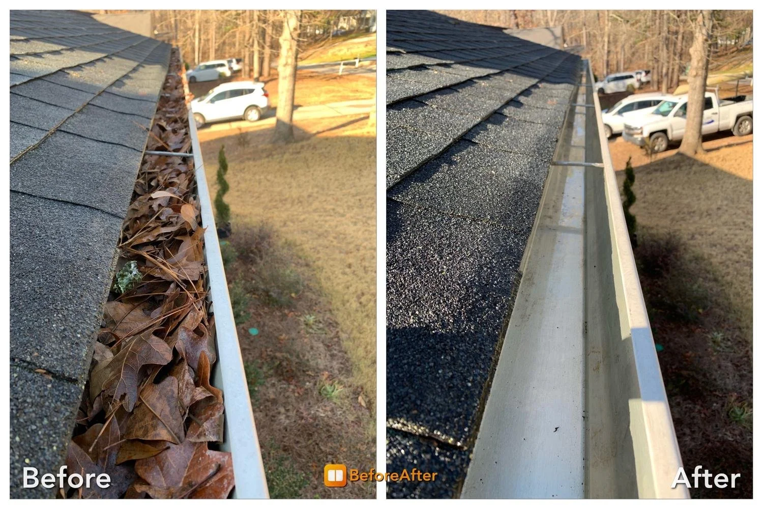 Gutter cleaning Krome Ave 02