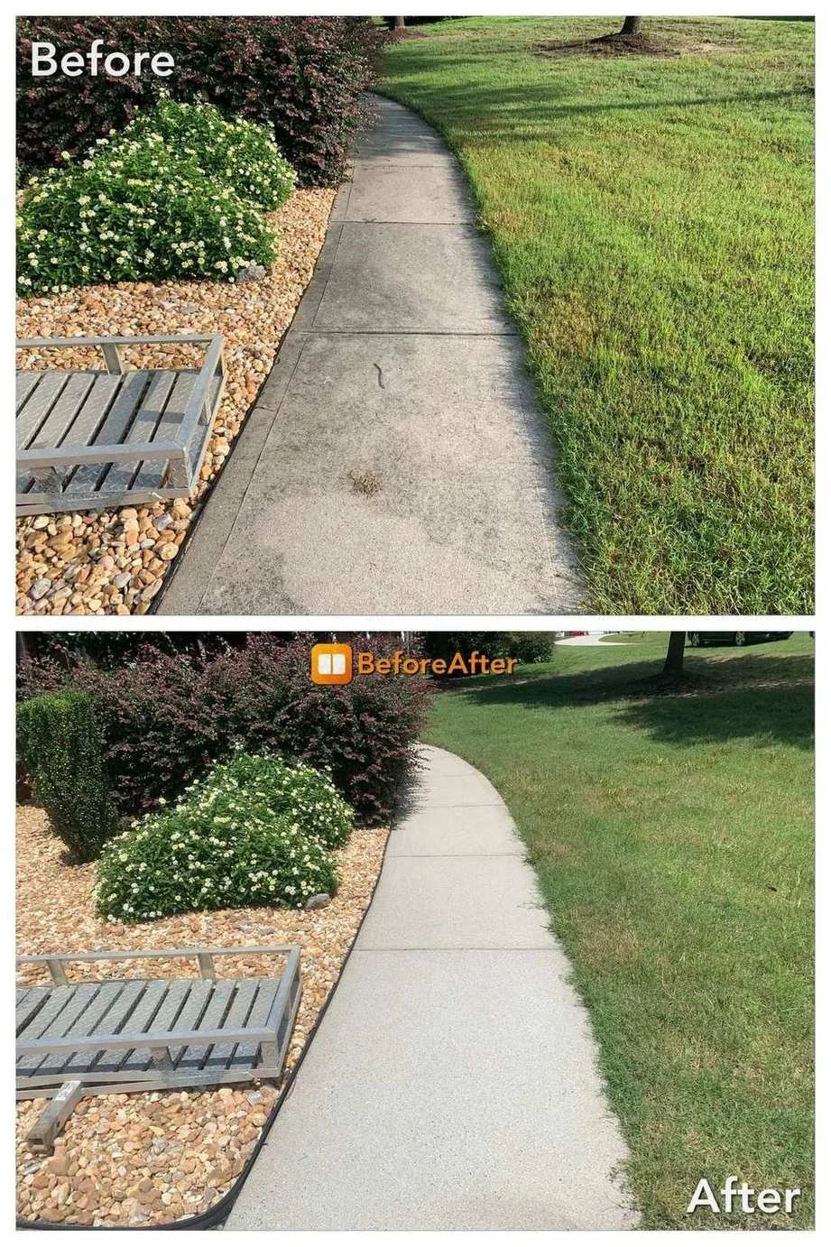 Walkway Pressure washed Doral