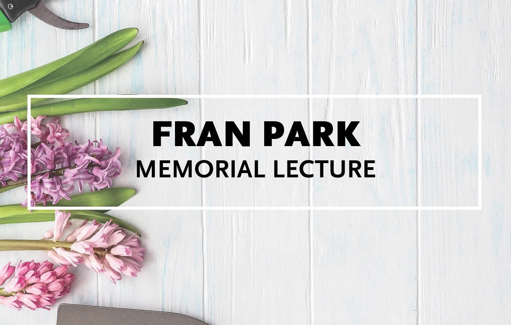 Fran Park Memorial Lecture
