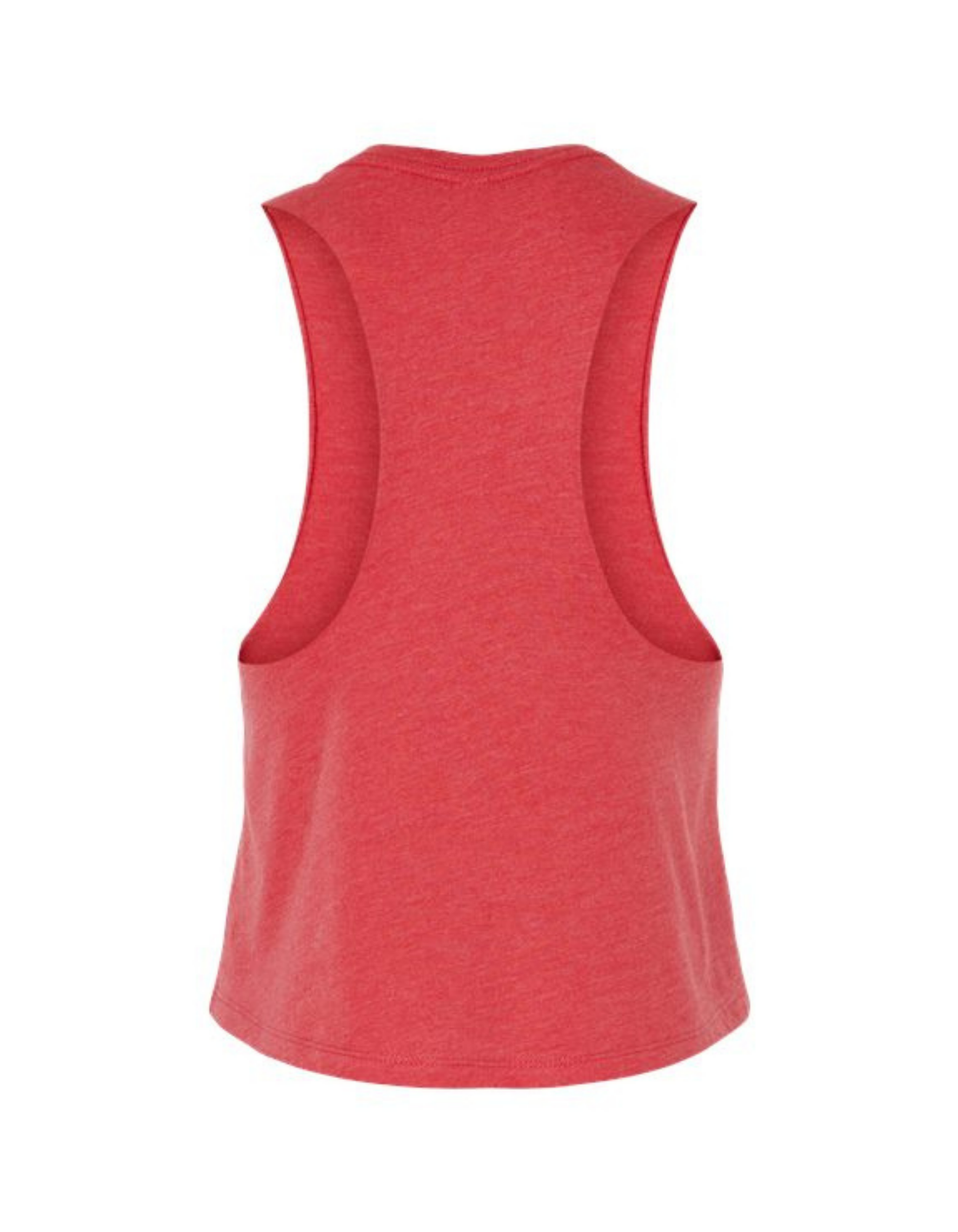 SM heather red b Crop Tank.png