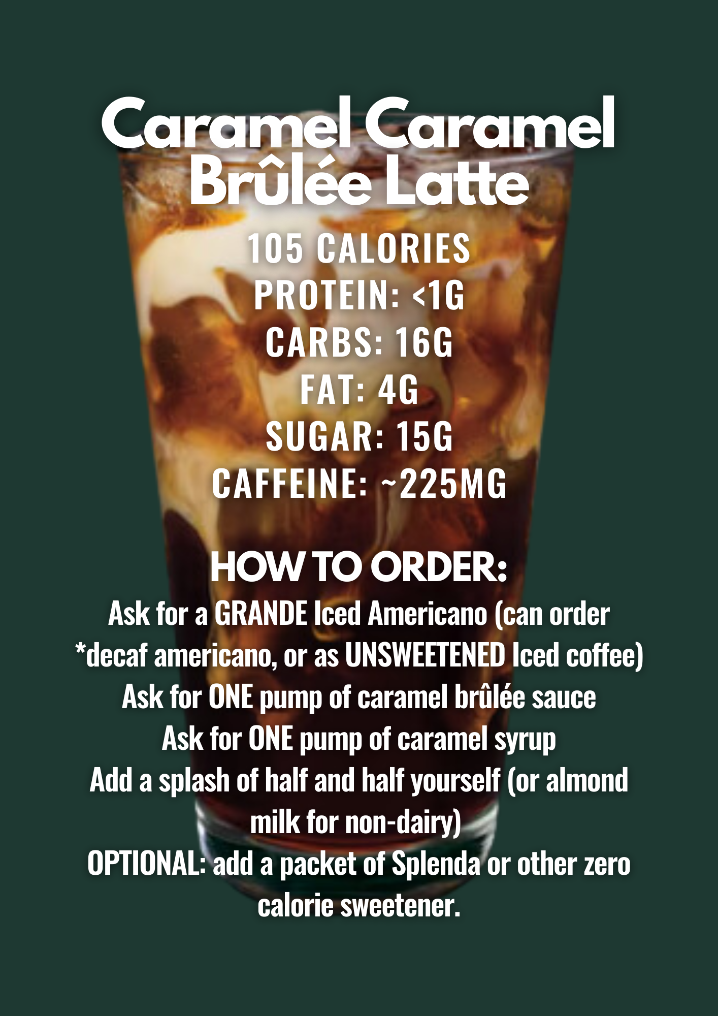 Caramel Caramel Brûlée Latte