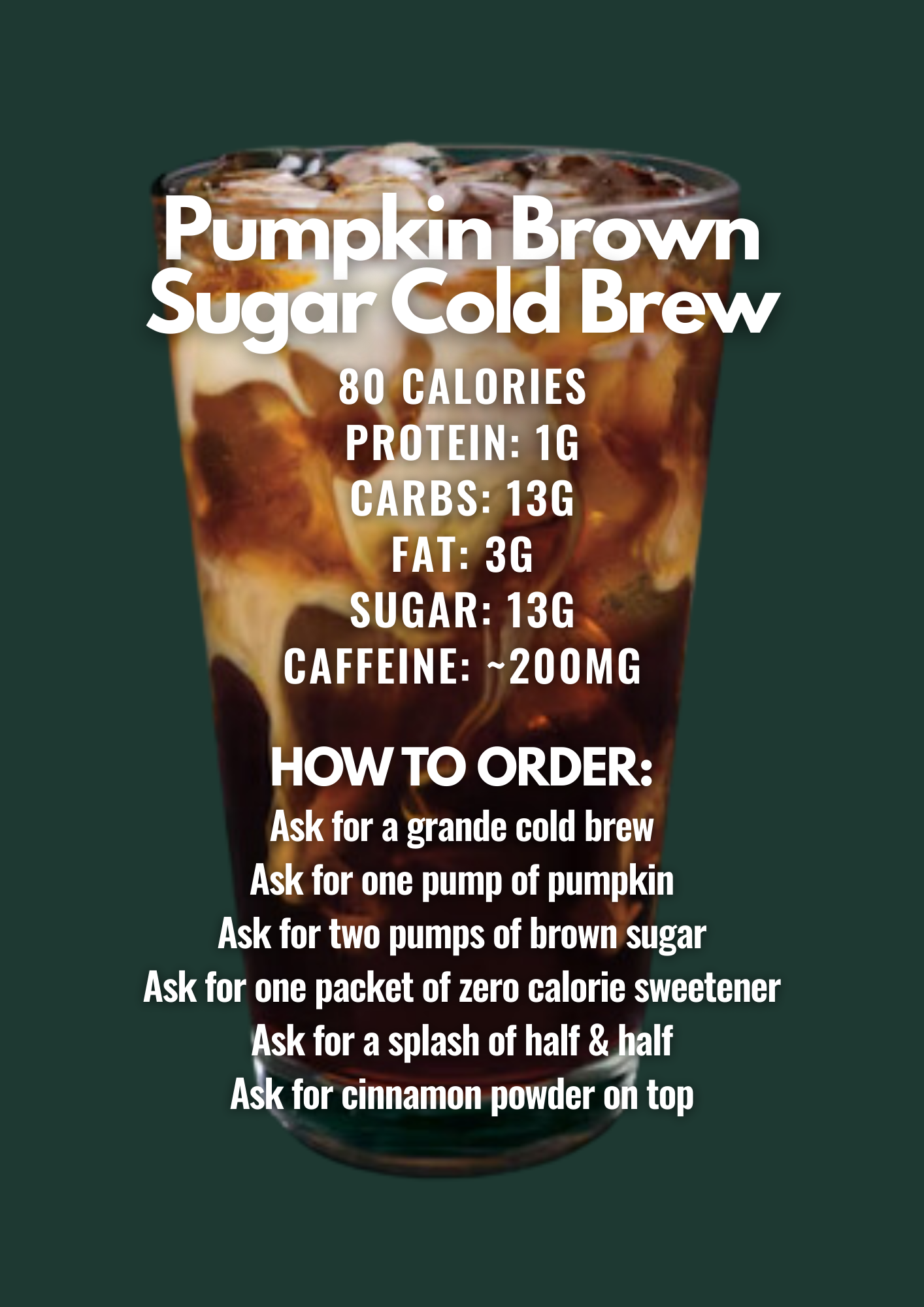 Pumpkin Brown Sugar Cold Brew