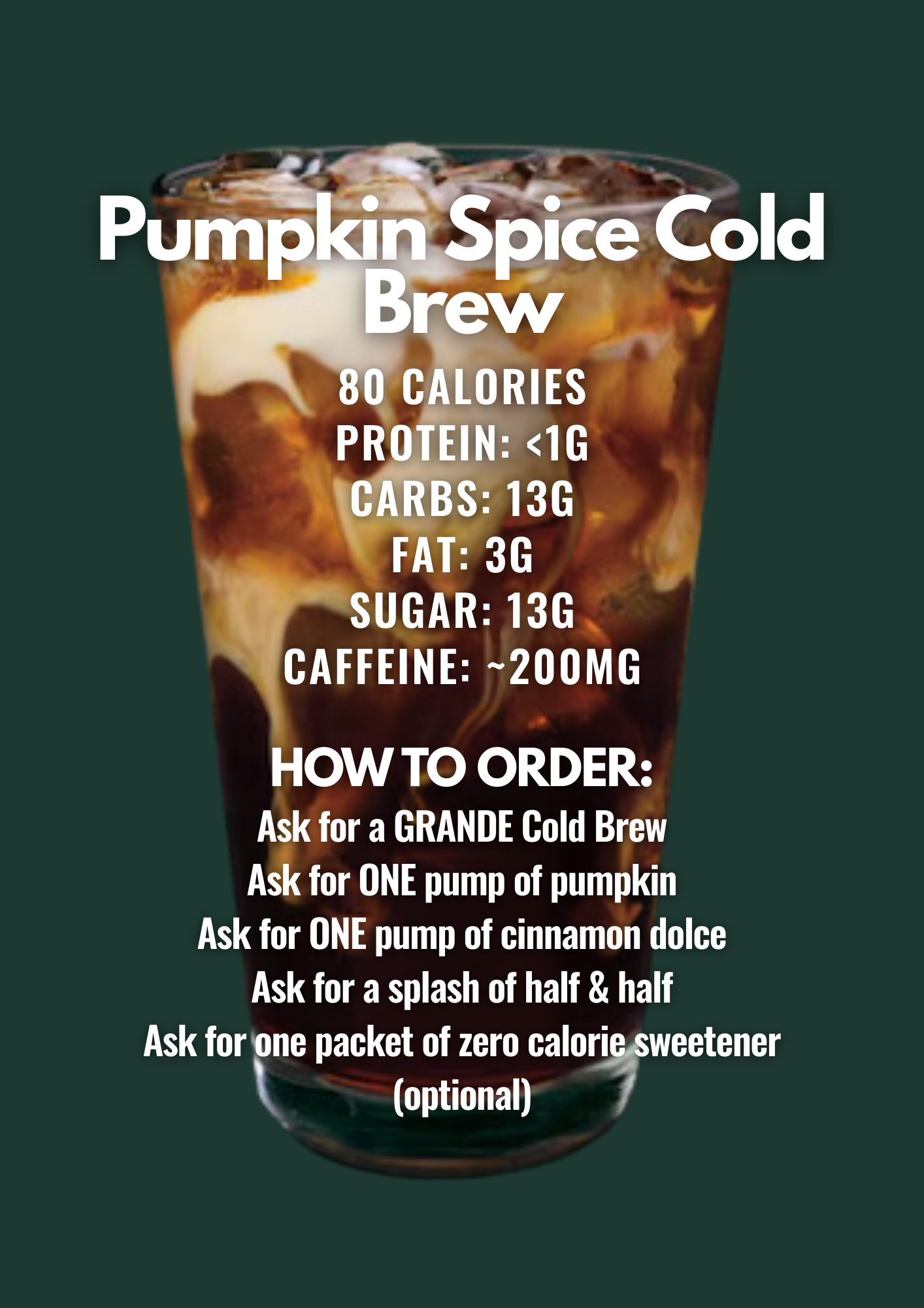 Pumpkin Spice Cold Brew