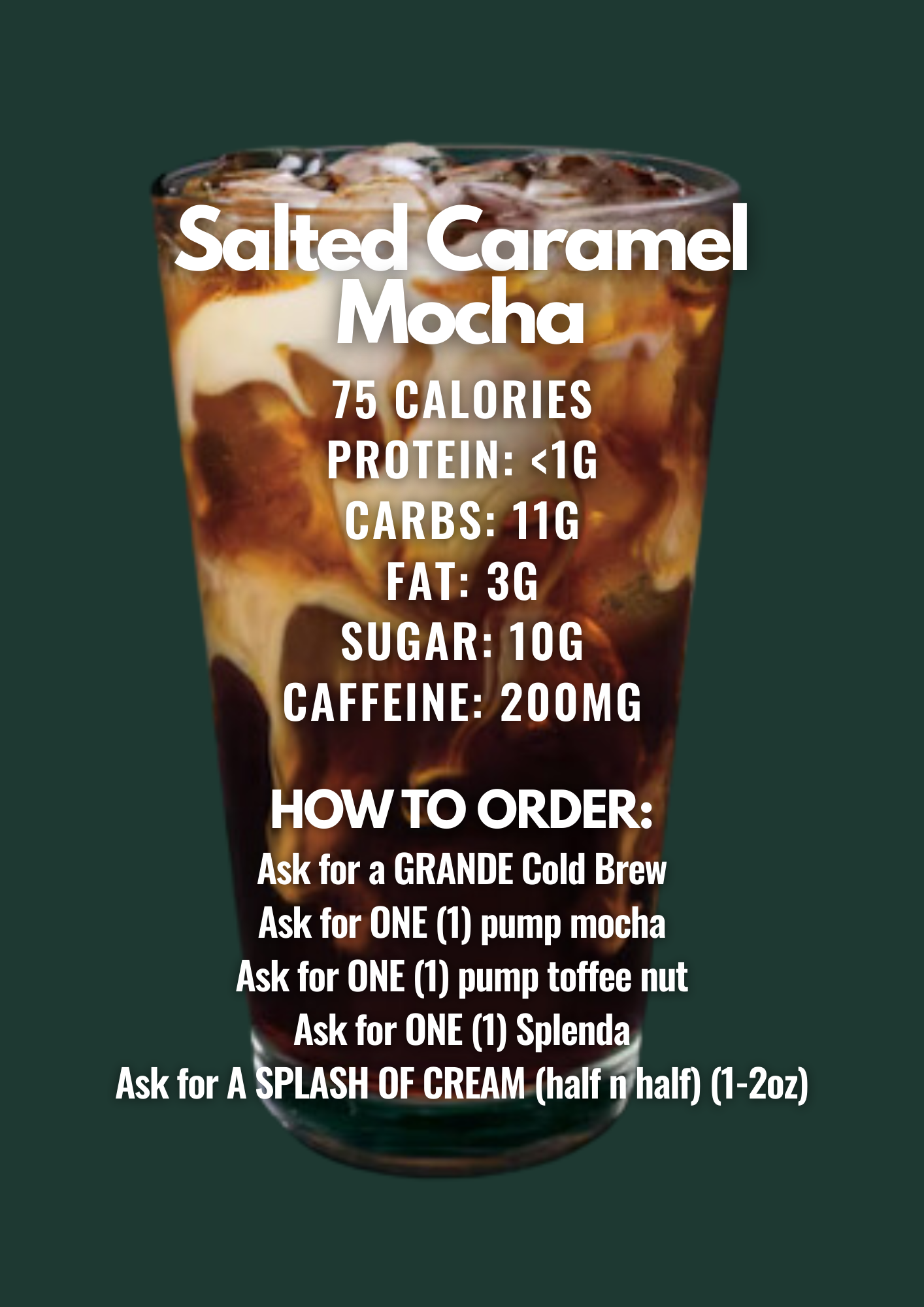 Salted Caramel Cold Brew Mocha