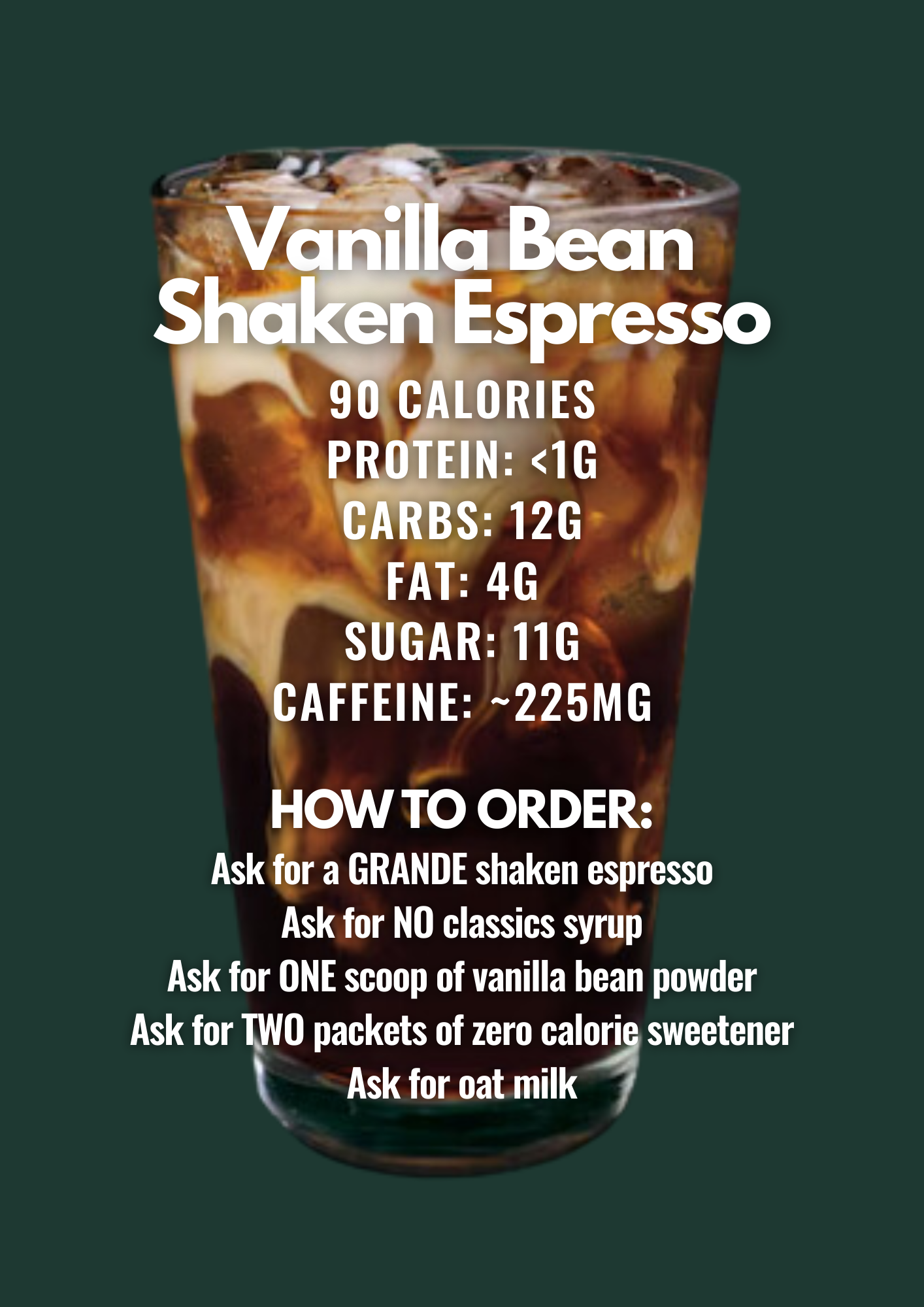 Vanilla Bean Shaken Espresso