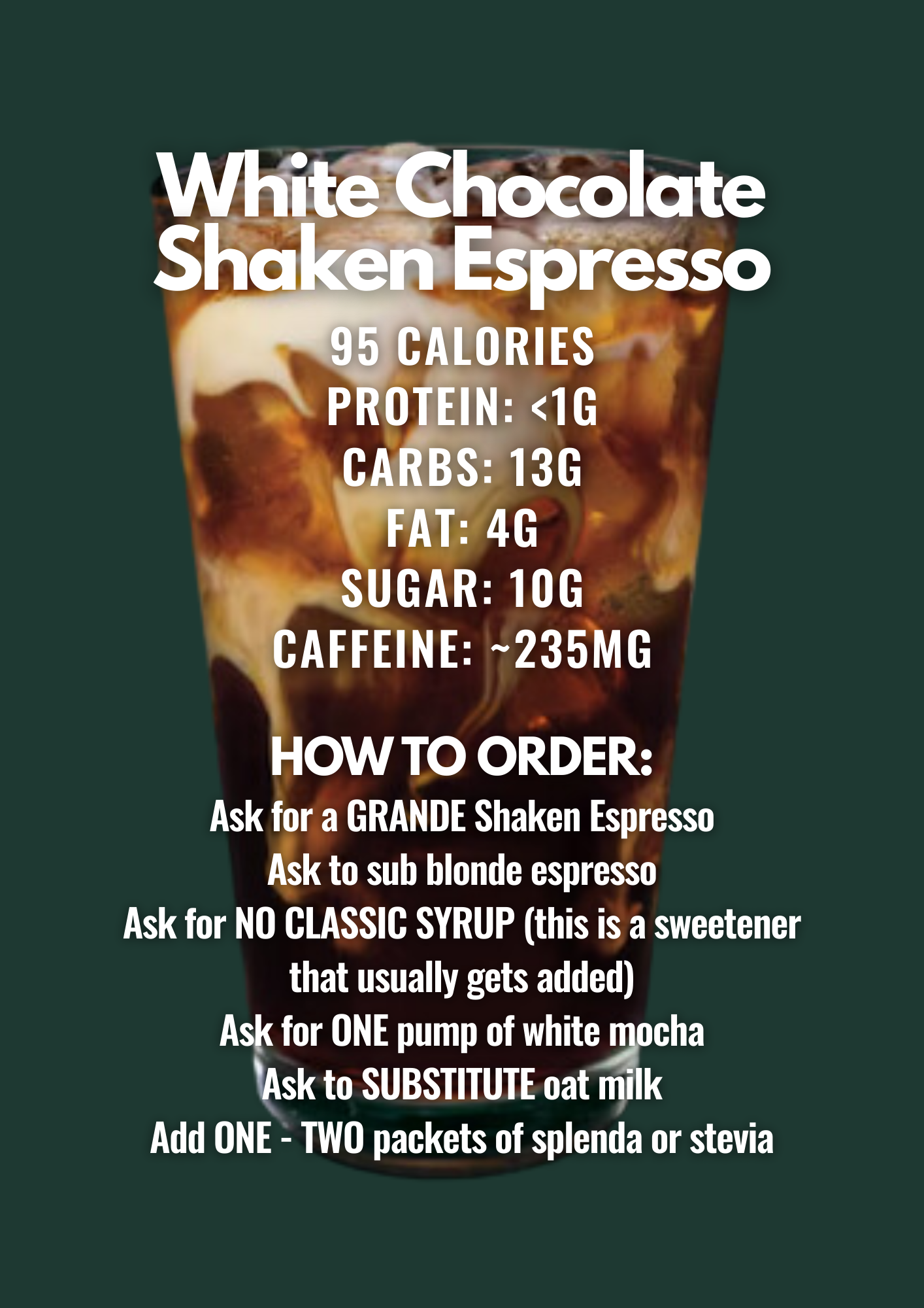White Chocolate Shaken Espresso