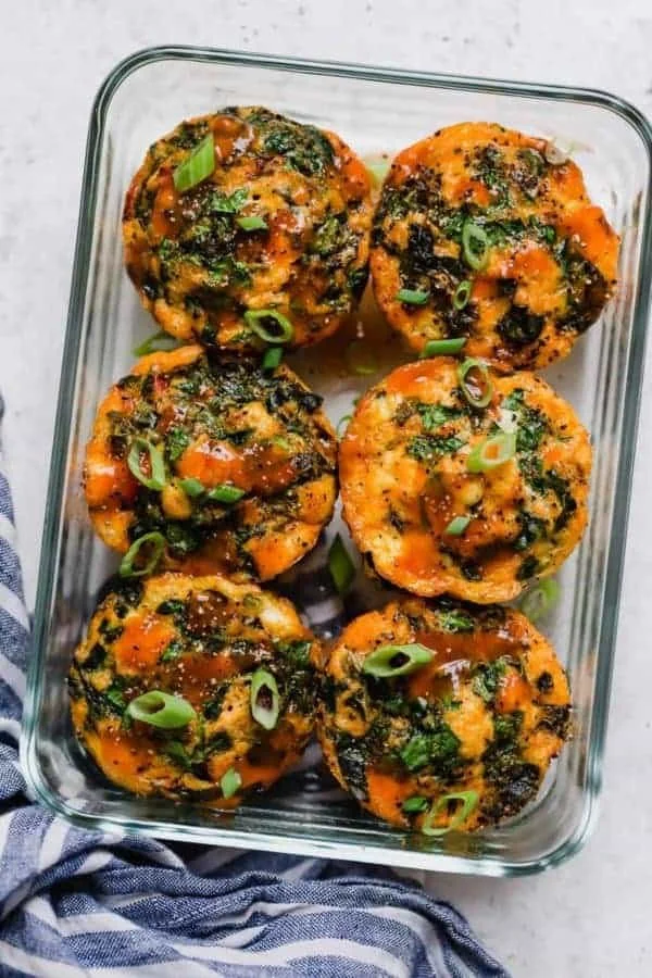 Buffalo Chicken Egg Muffins