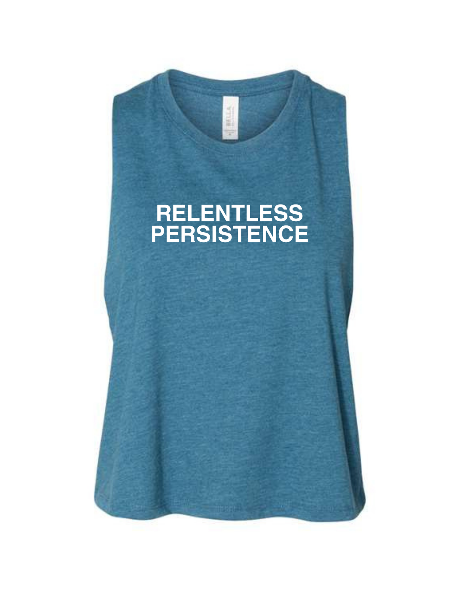 WWBI heather teal f Crop Tank.png
