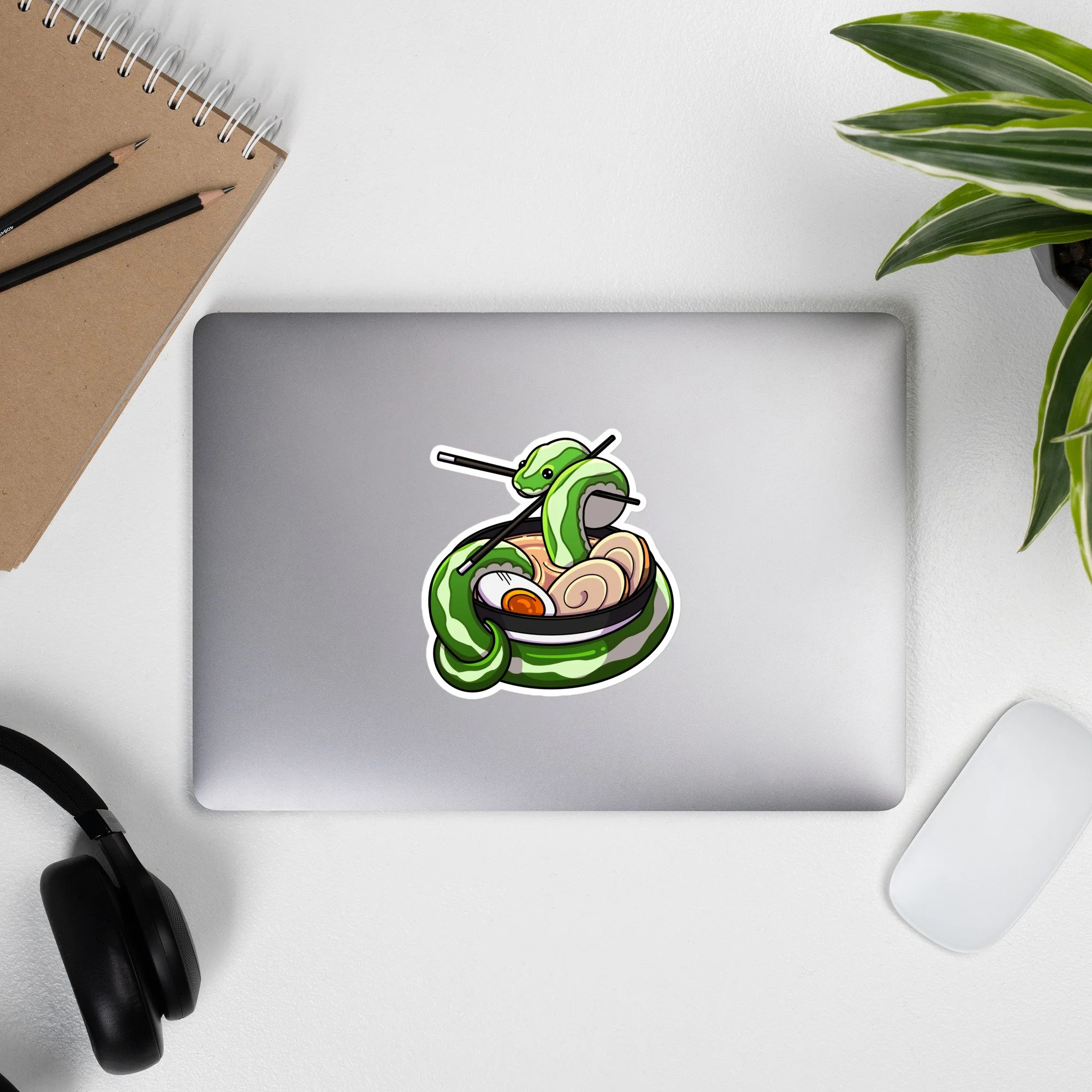 Green Ramen Snoodle Bowl Sticker