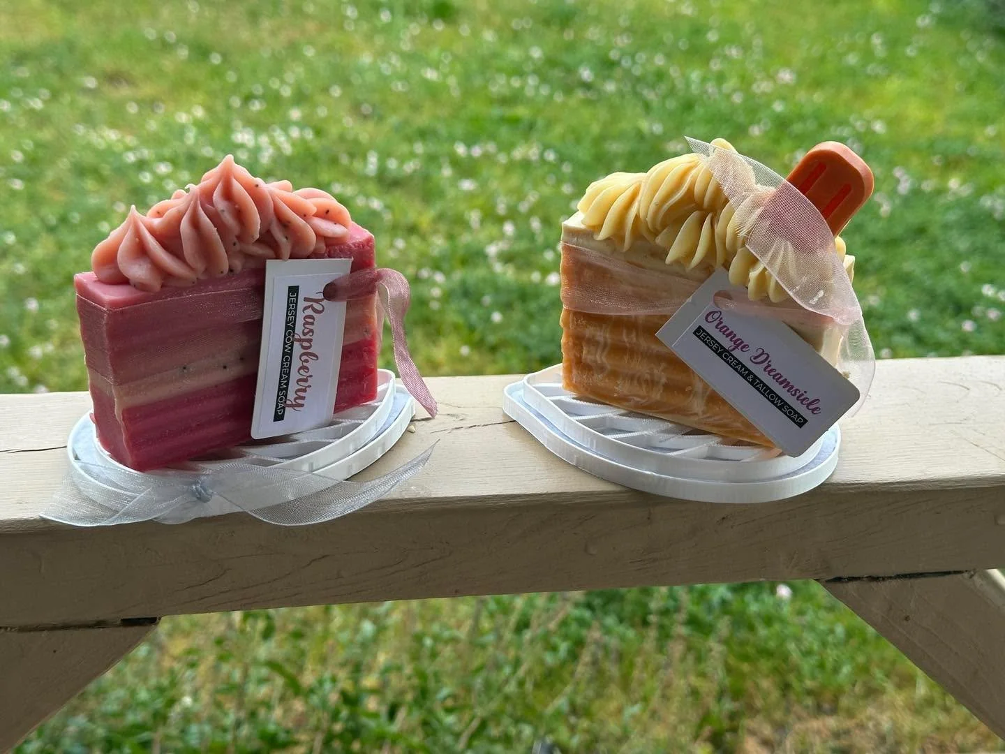 Restock:

Orange Dreamsicle - Jersey Cream &amp; Tallow

Raspberry- Jersey Cream

www.lushlather.com to order

🧼❤️