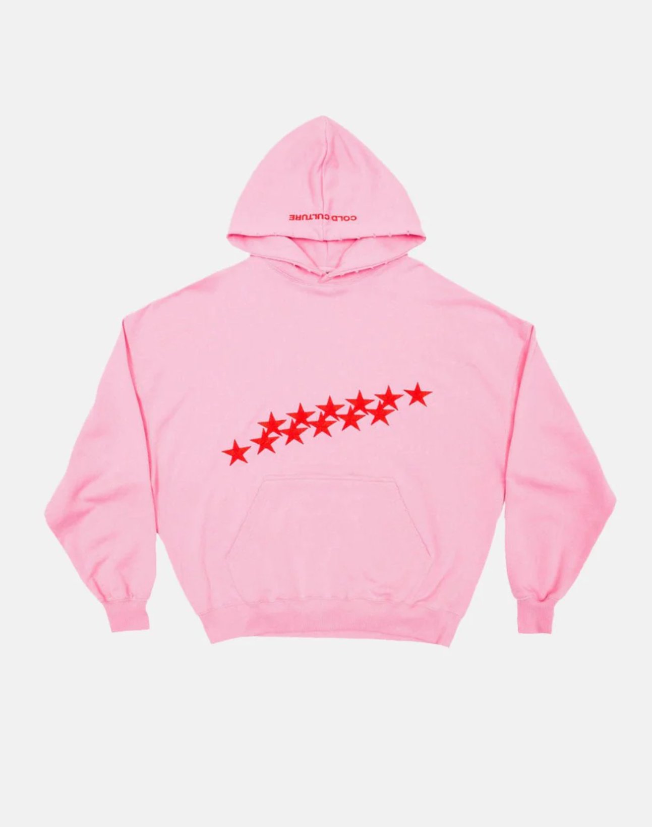 stars hoodie - panther pink