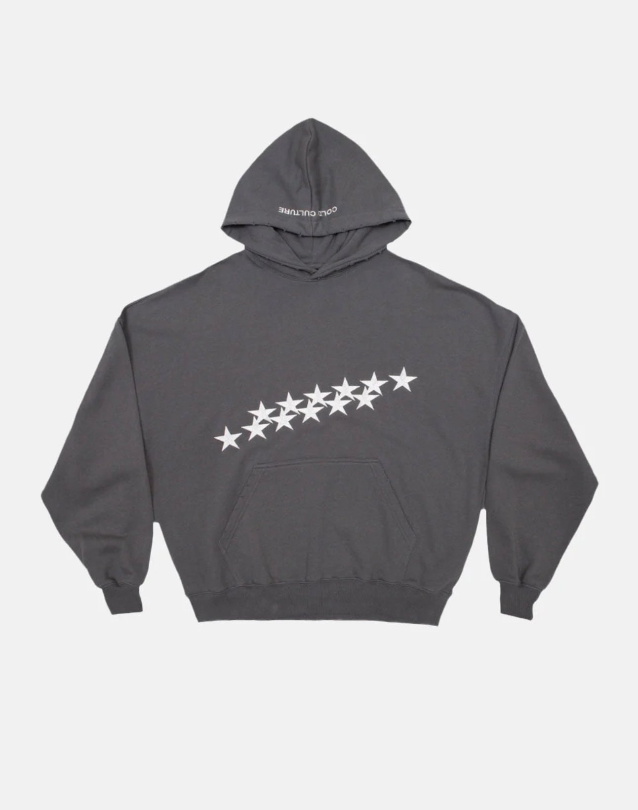 stars hoodie - dust grey
