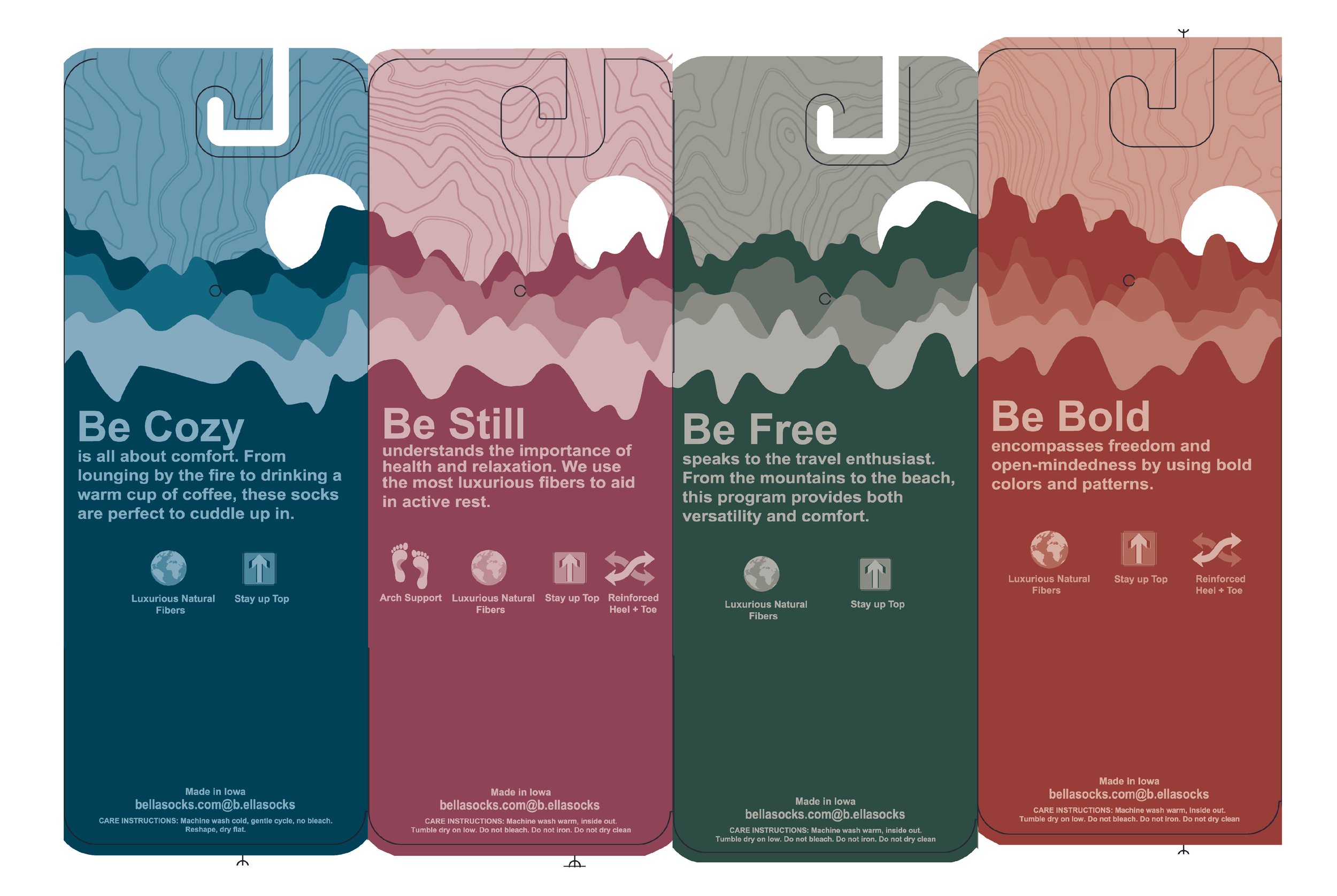Back of B Ella Packaging
