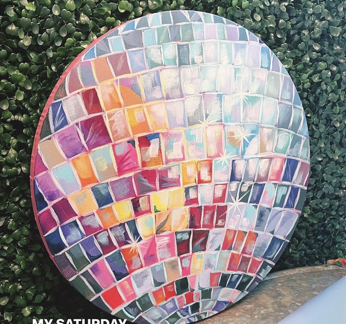 Disco Days - Acrylic and Canvas