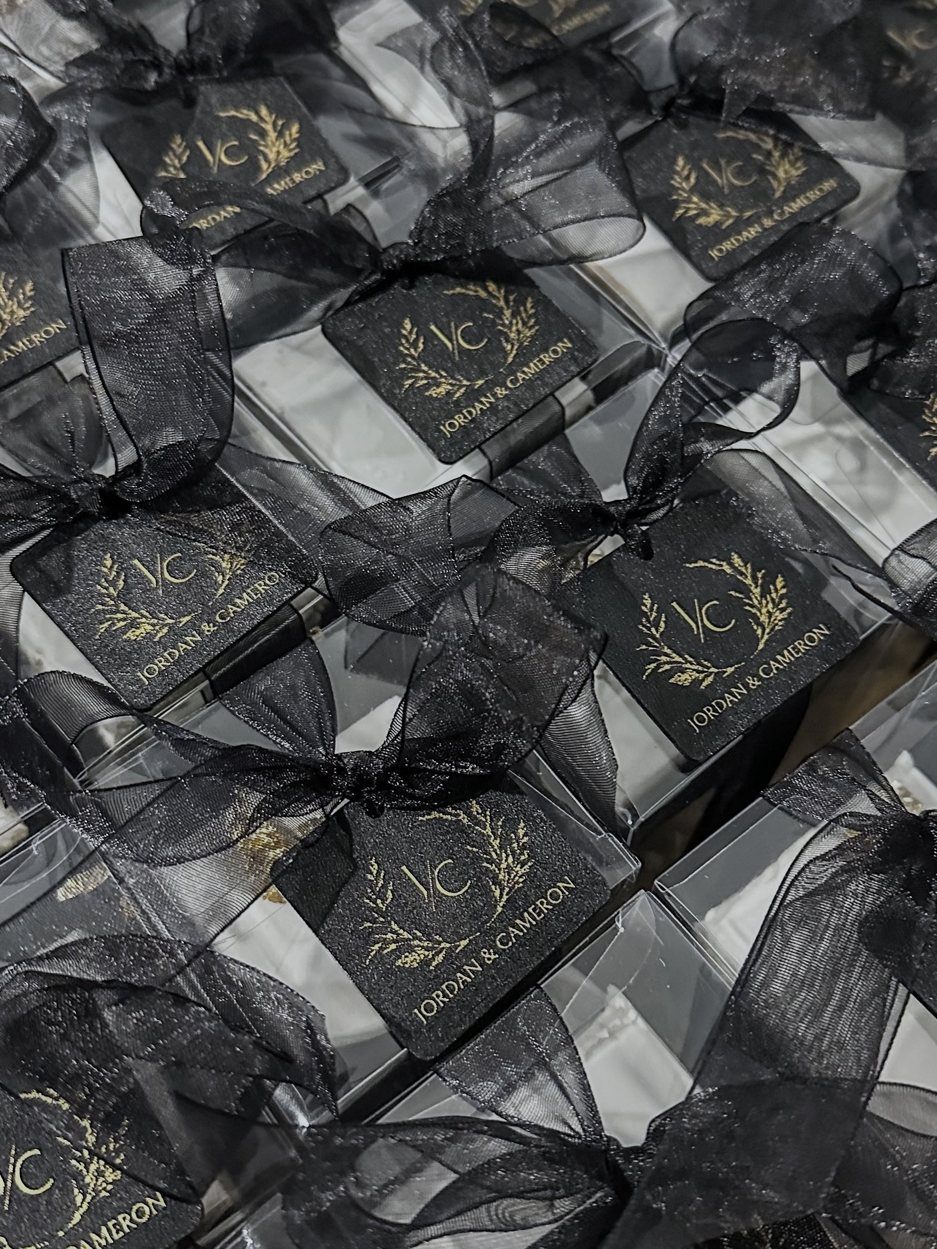 Individually wrapped Jamaican Rum Cake Slices.