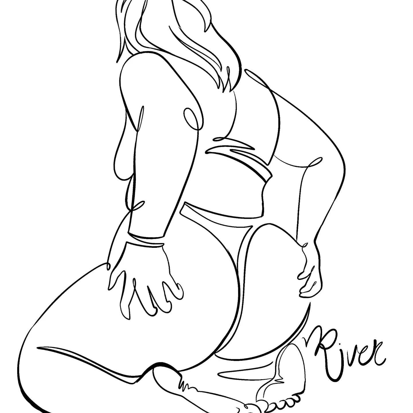 Absolutely in love. 

#LineArt #digitalart #thickgirls