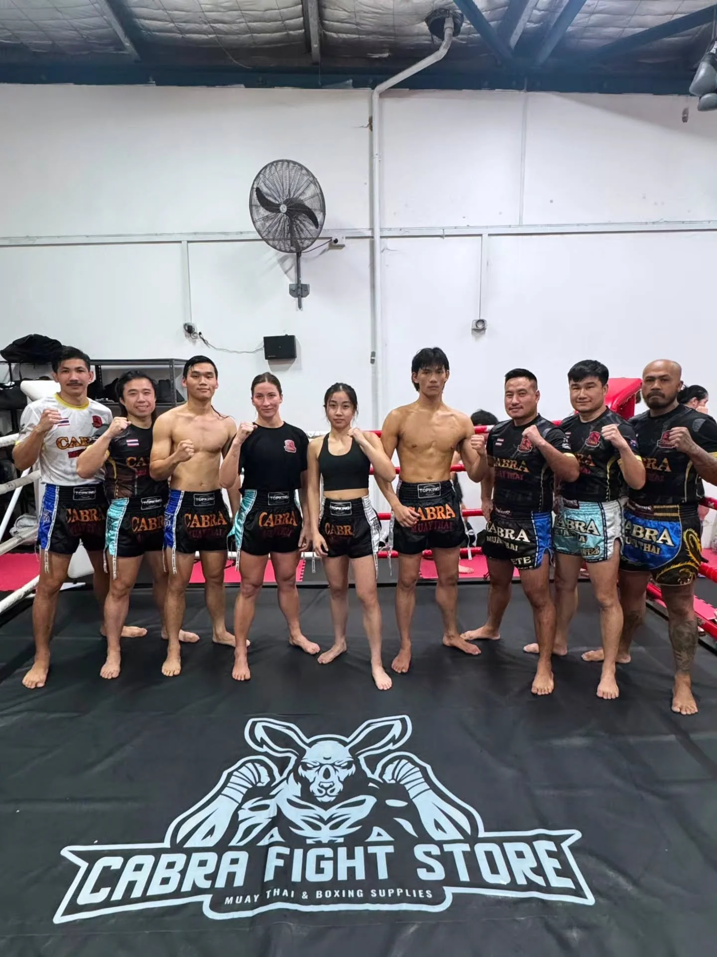 Team ready for this weekend on the MNSW Amatuer series and Andrew on the Pro card hosted by @cabrapromotions
